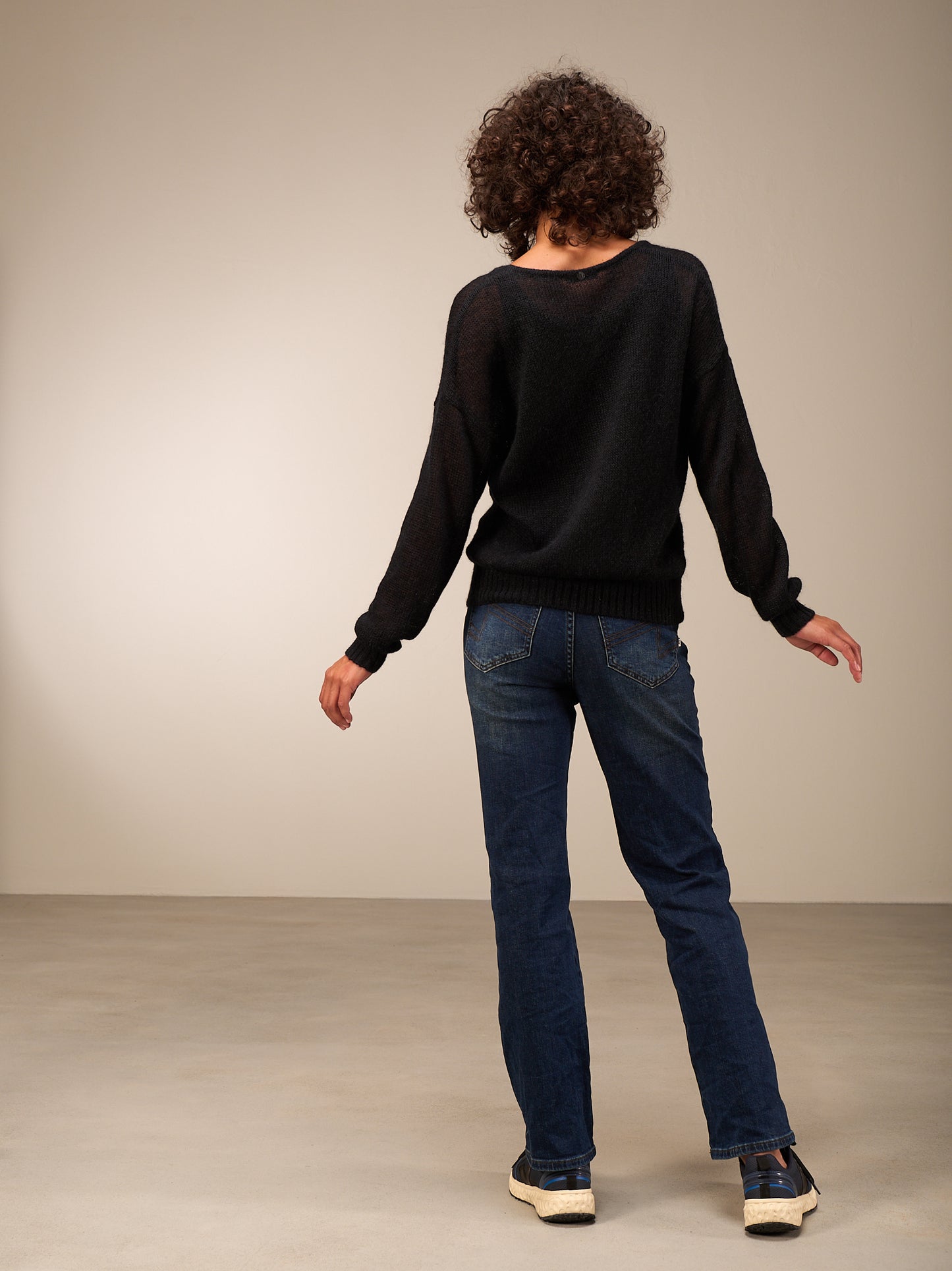 Maglione in maglia misto lana