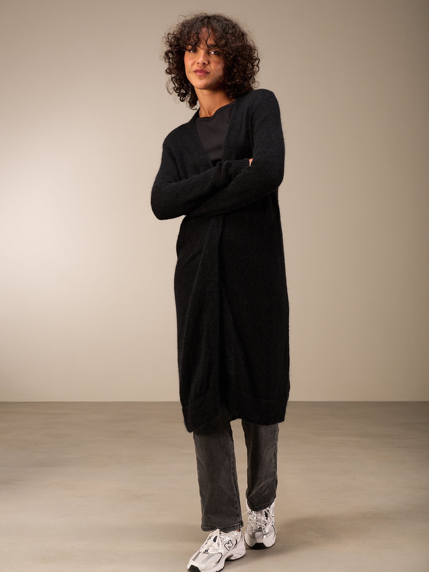 Strickjacke mit Wolle
