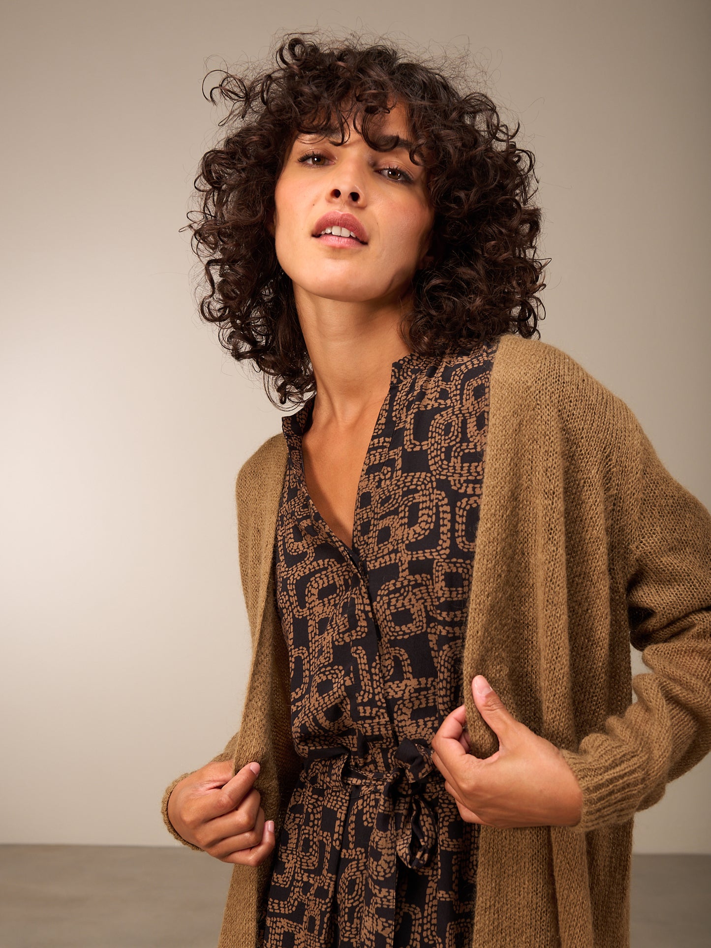 Strickjacke mit Wolle