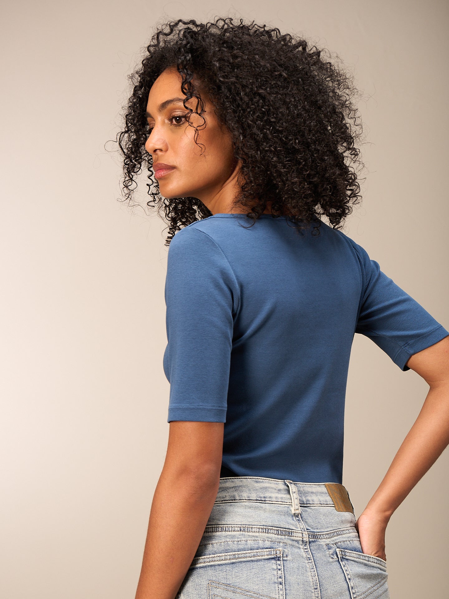 T-shirt côtelé
