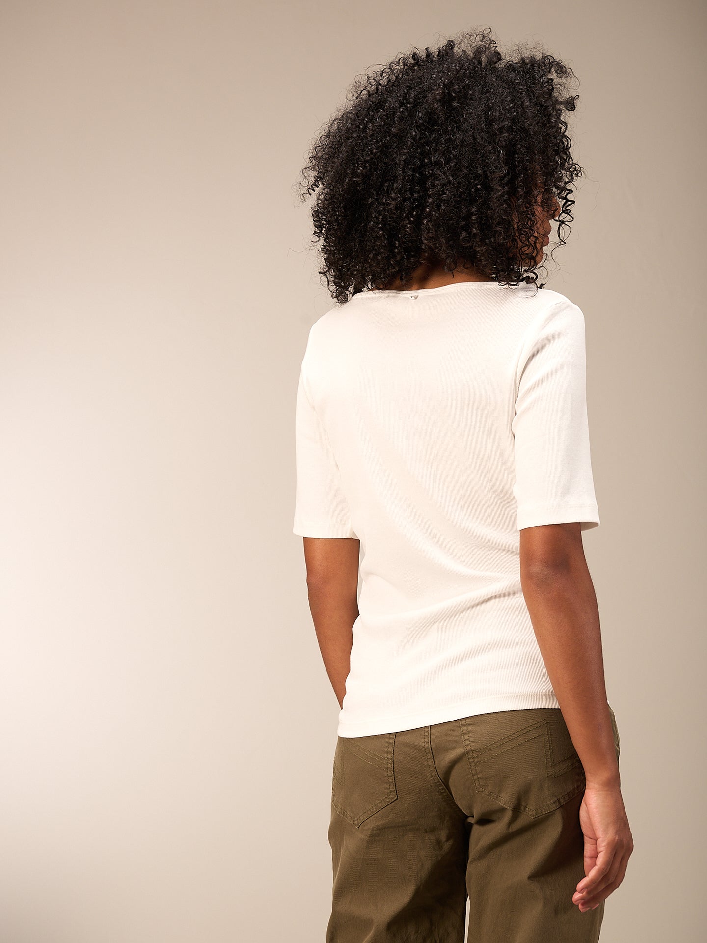 T-shirt côtelé