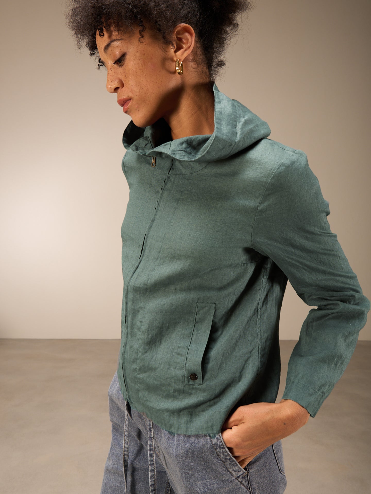 Leinenjacke