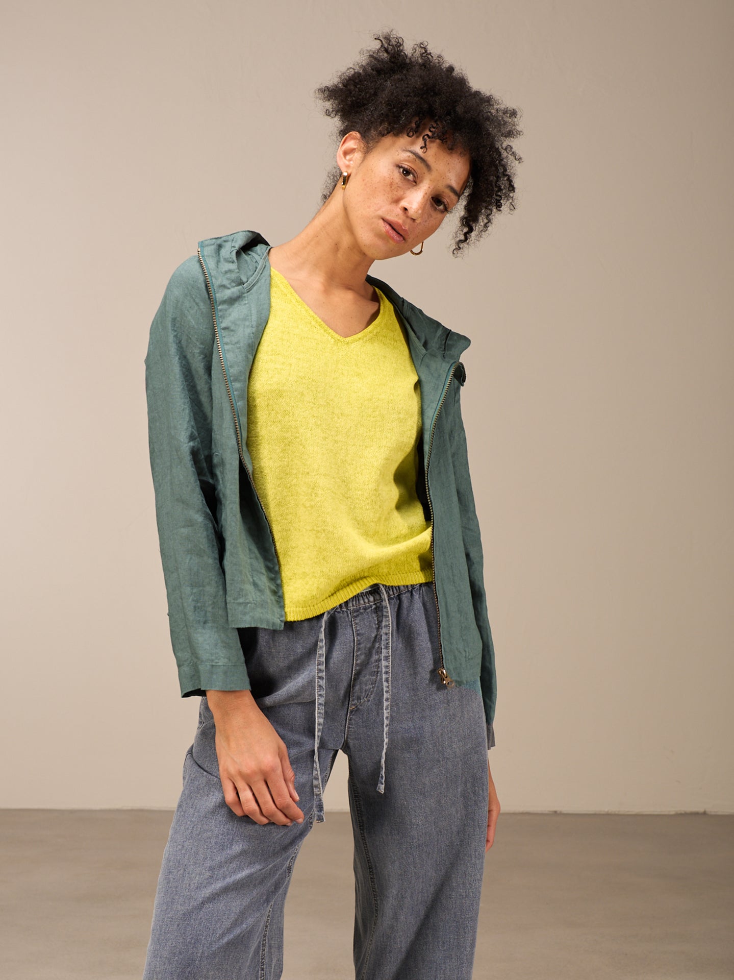 Leinenjacke
