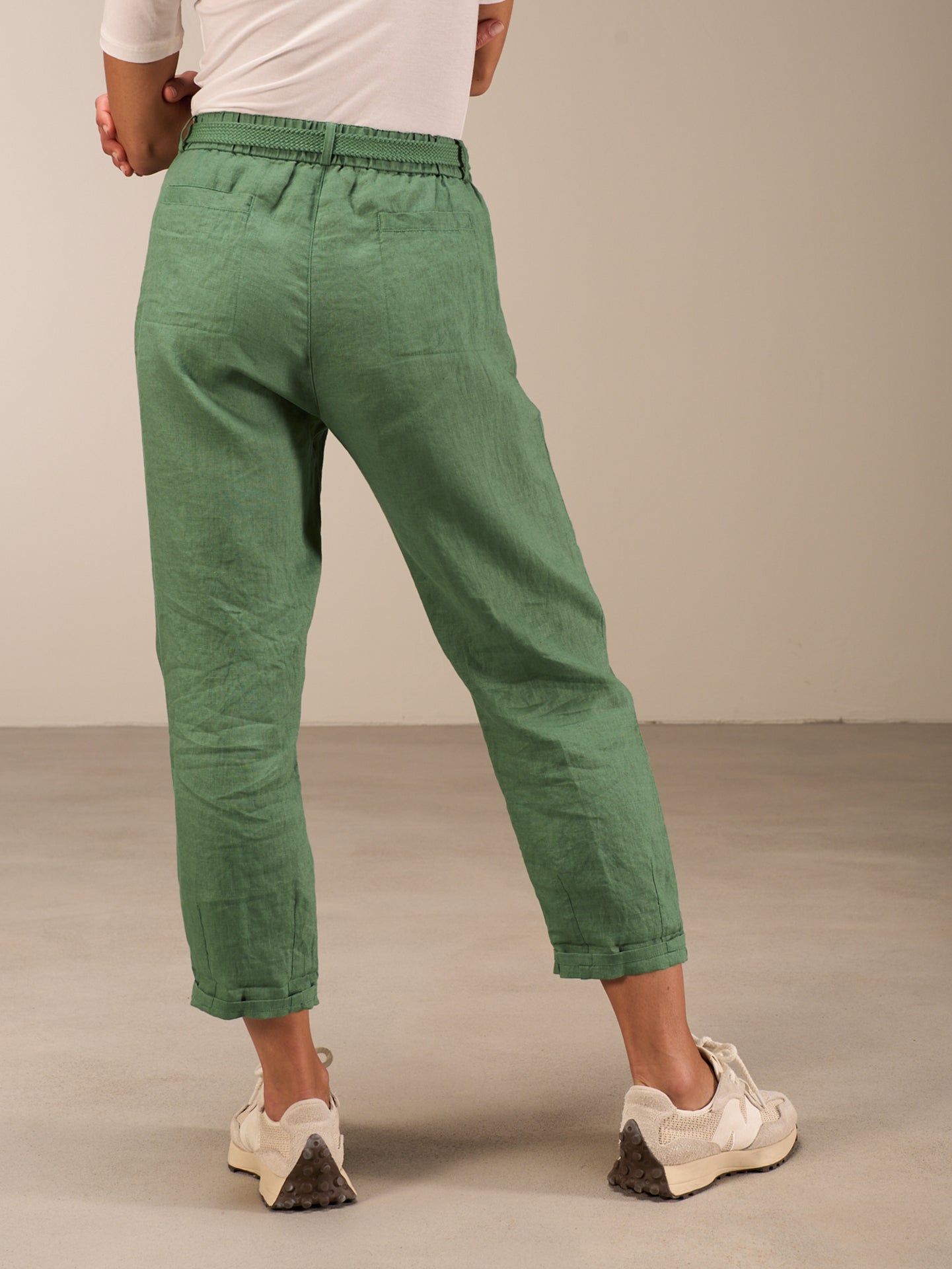 Pantaloni con vita elastica