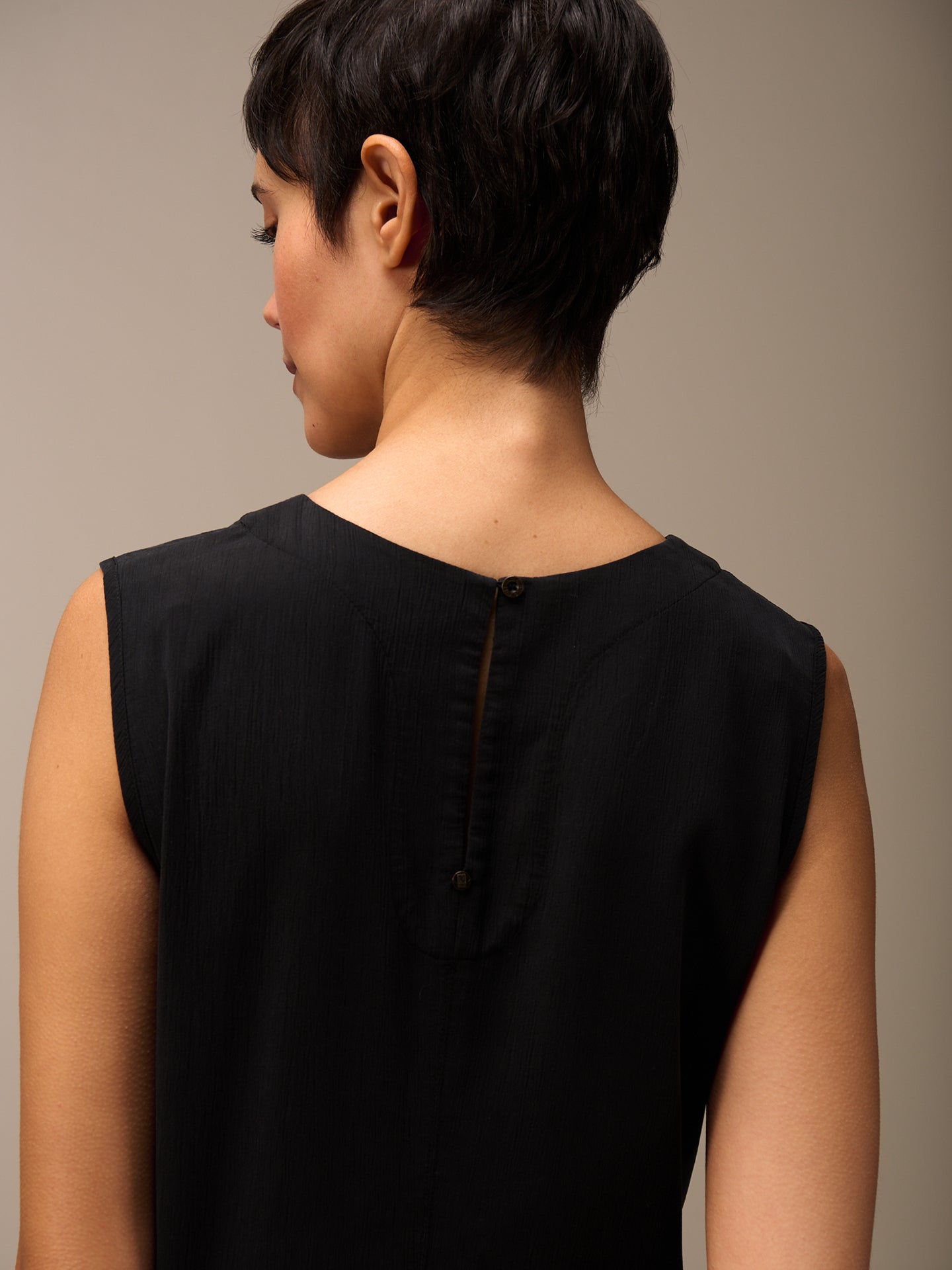 Kleid mit Rundhals