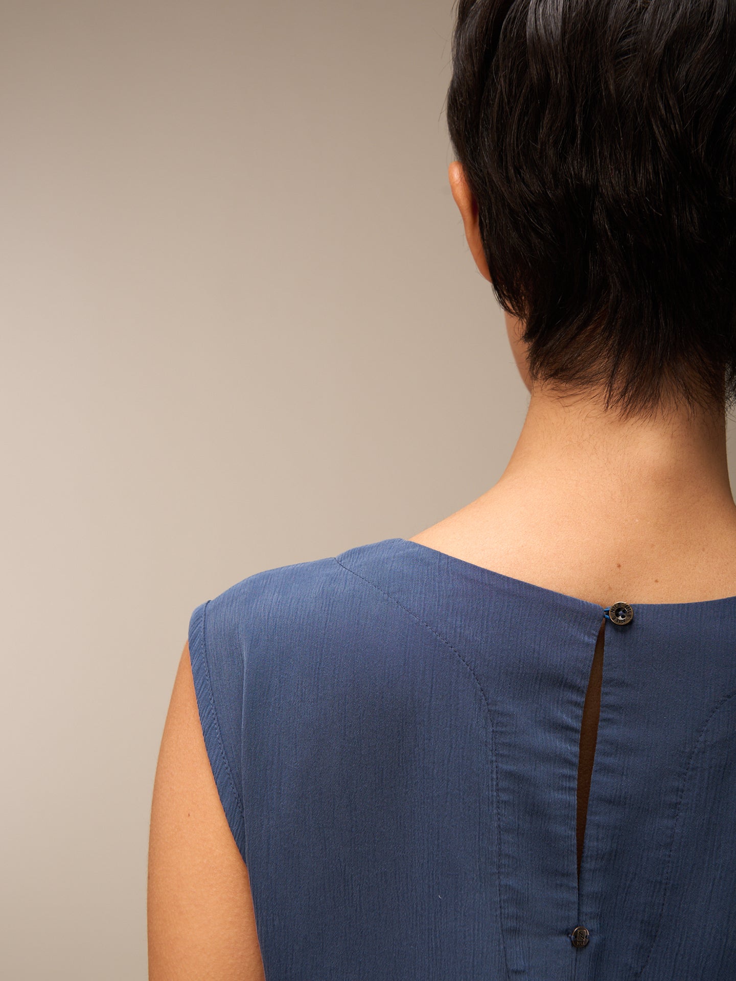 Kleid mit Rundhals
