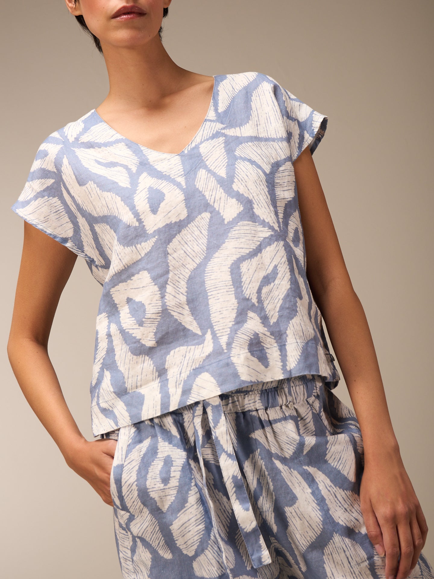 Leinenbluse