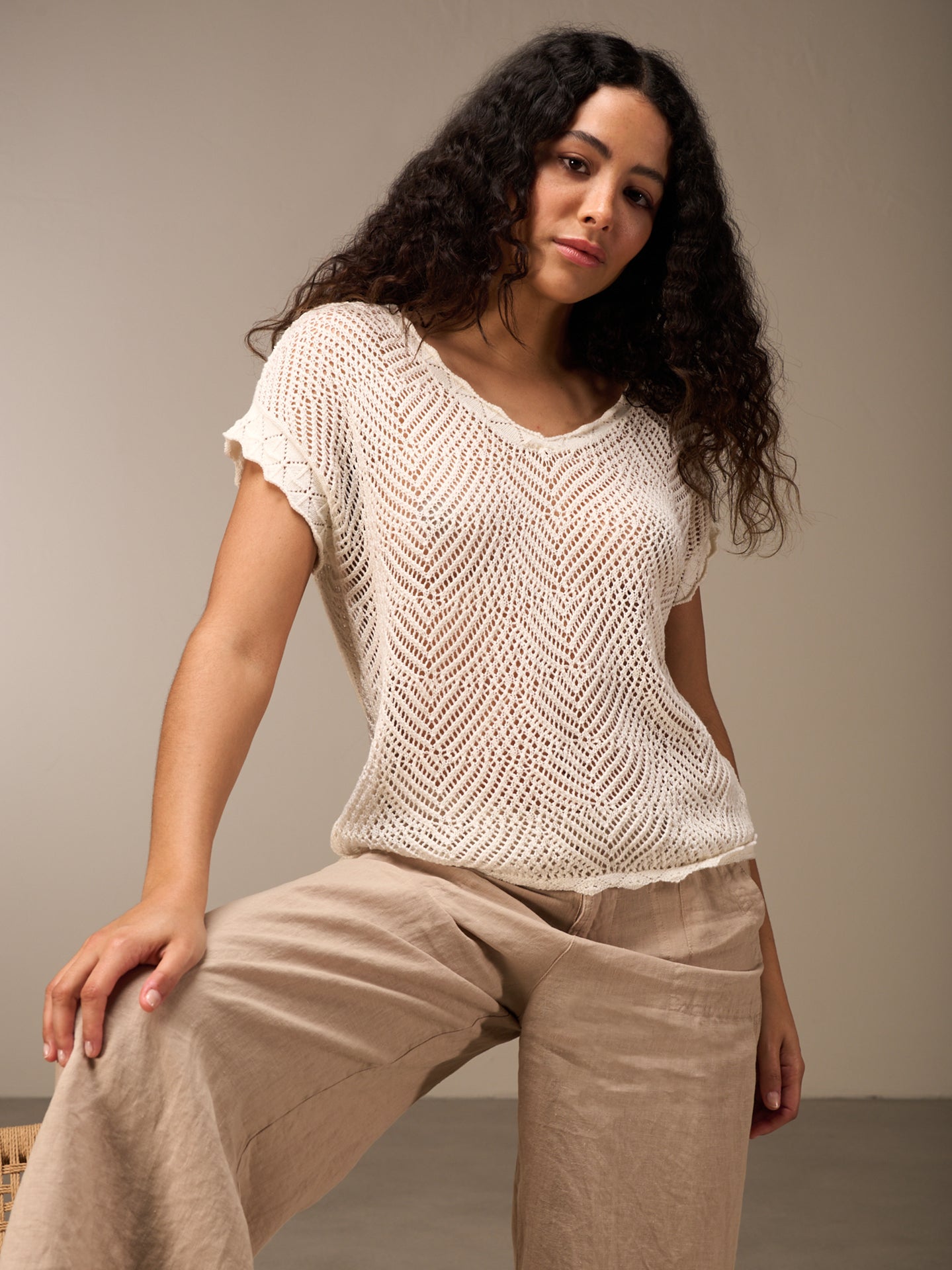Smanicato in maglia