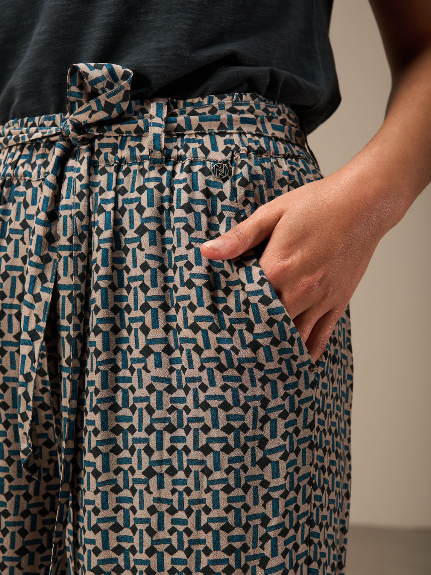 Pantaloni con stampa