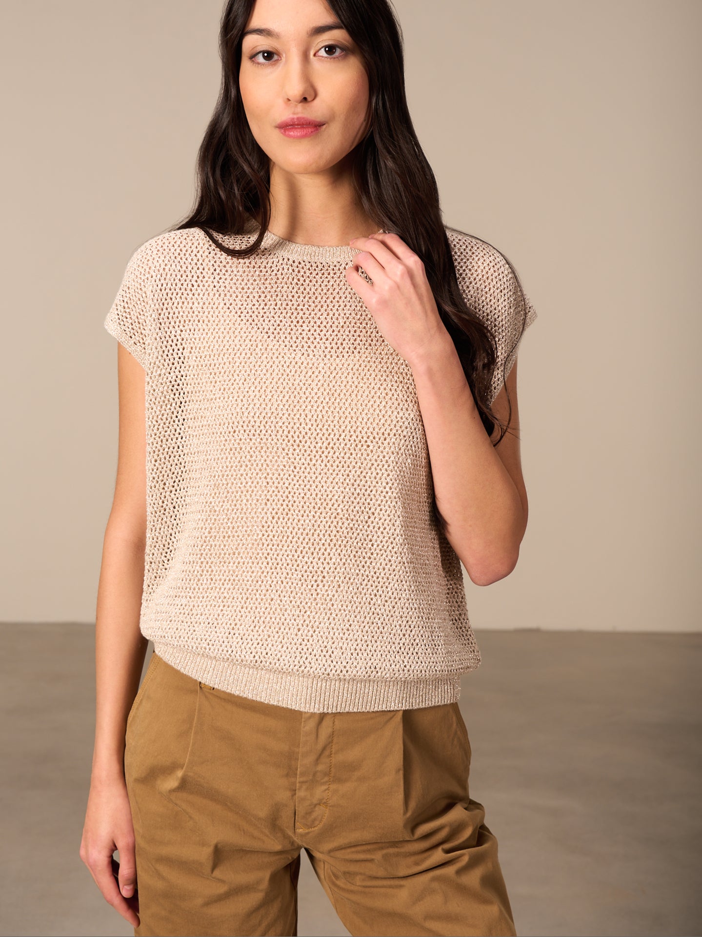 Smanicato in maglia