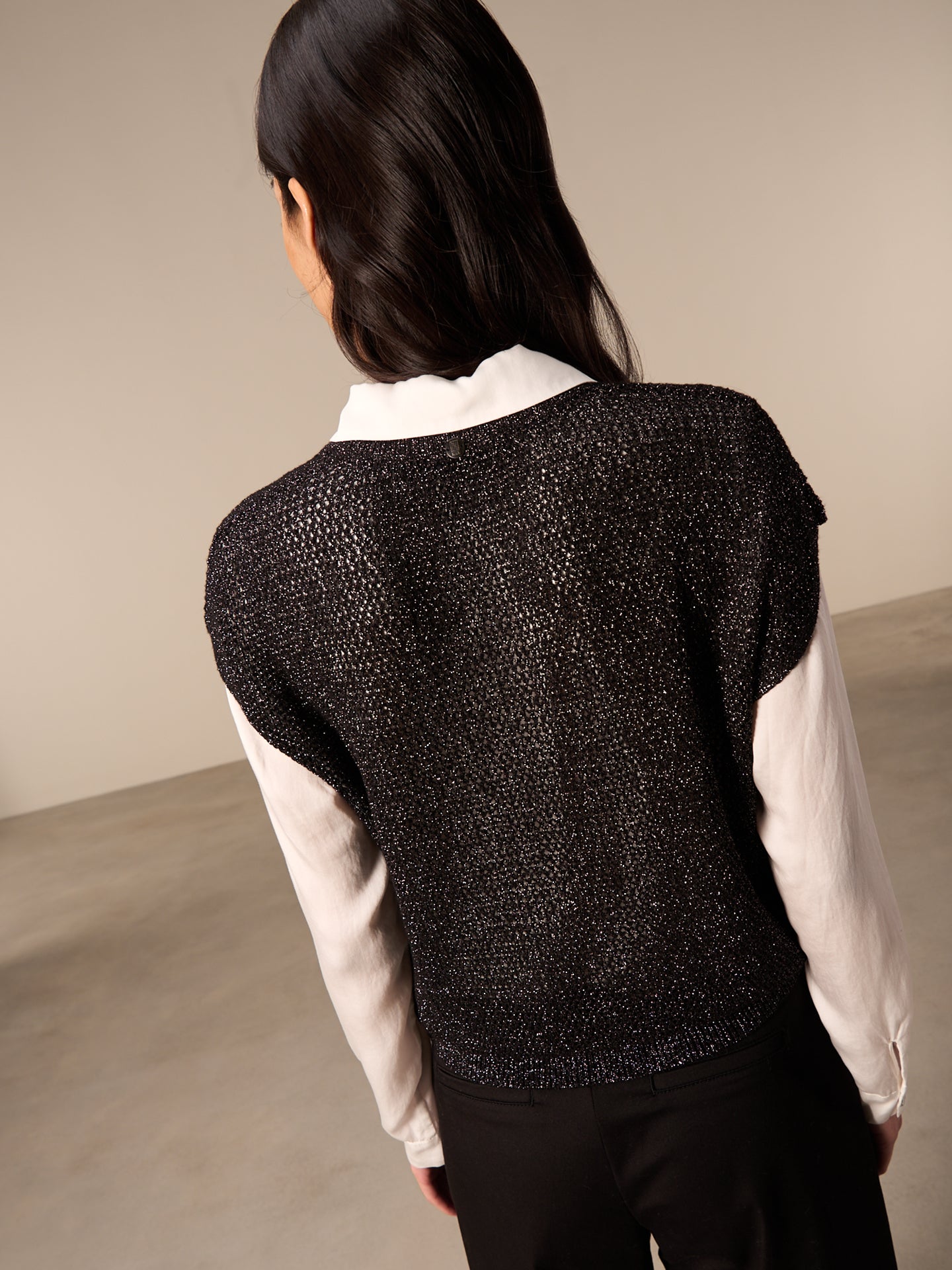 Smanicato in maglia