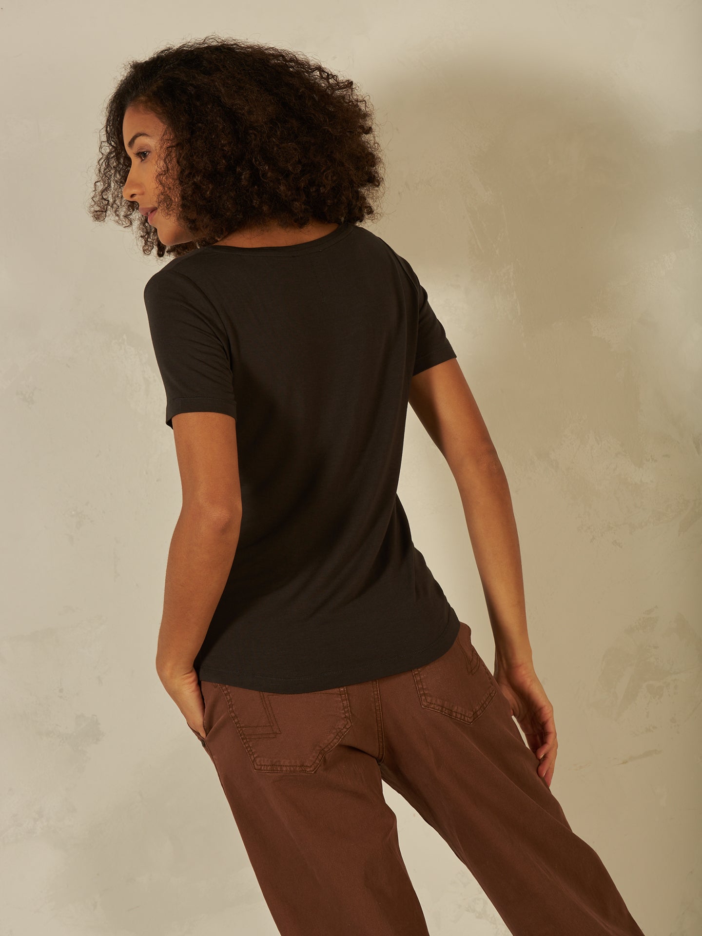 Shirt mit Rundhals