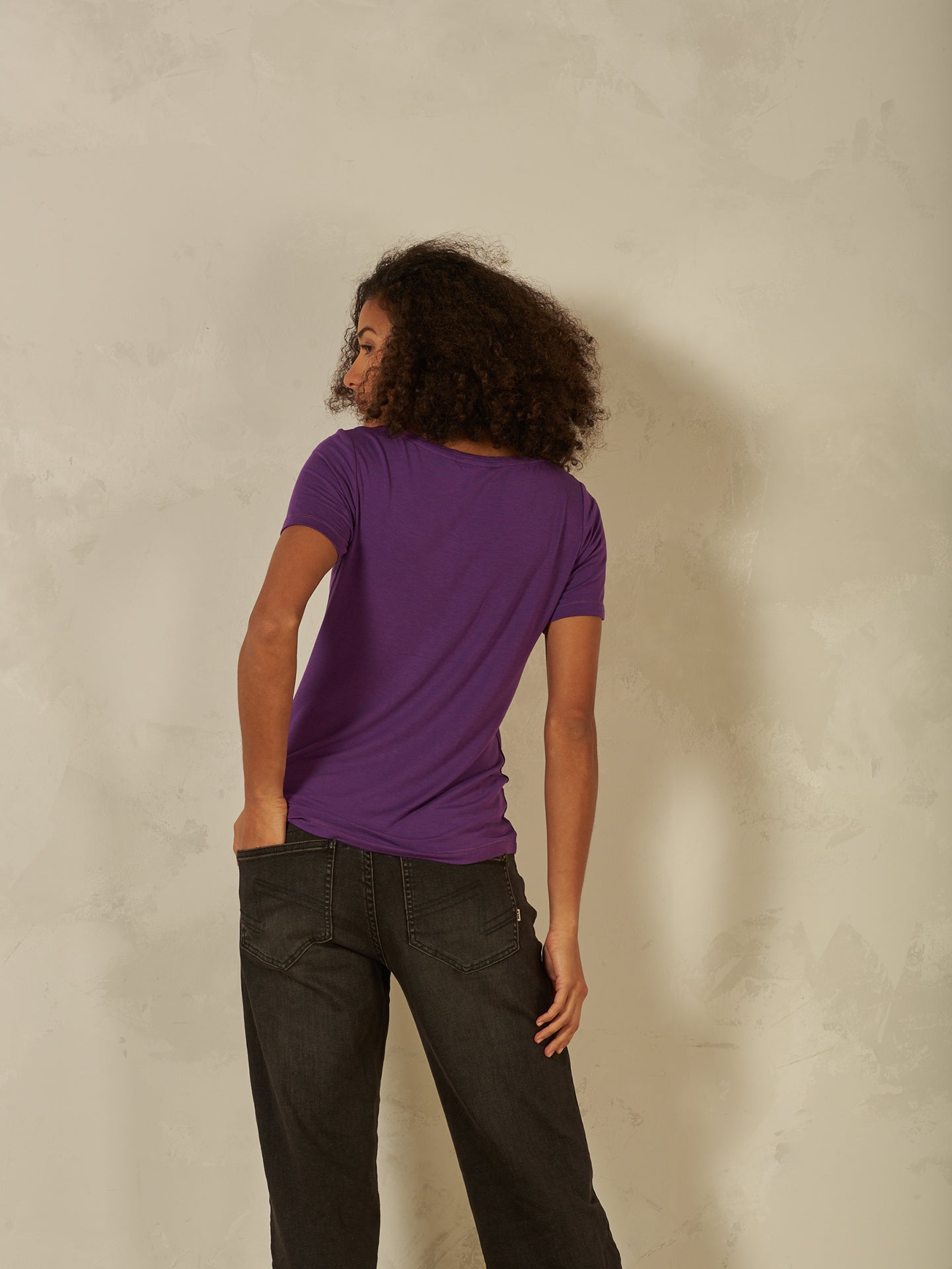 Shirt mit Rundhals