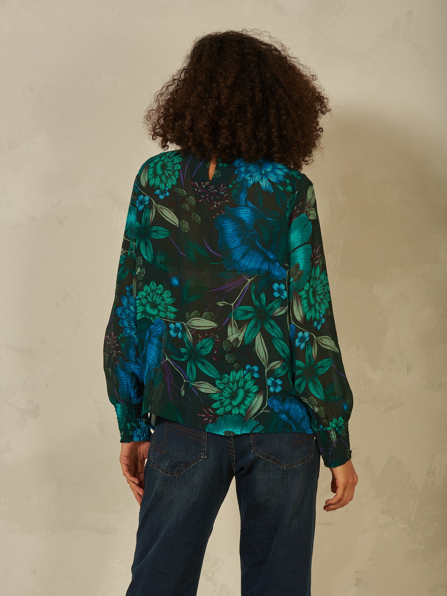 Bluse mit Druck