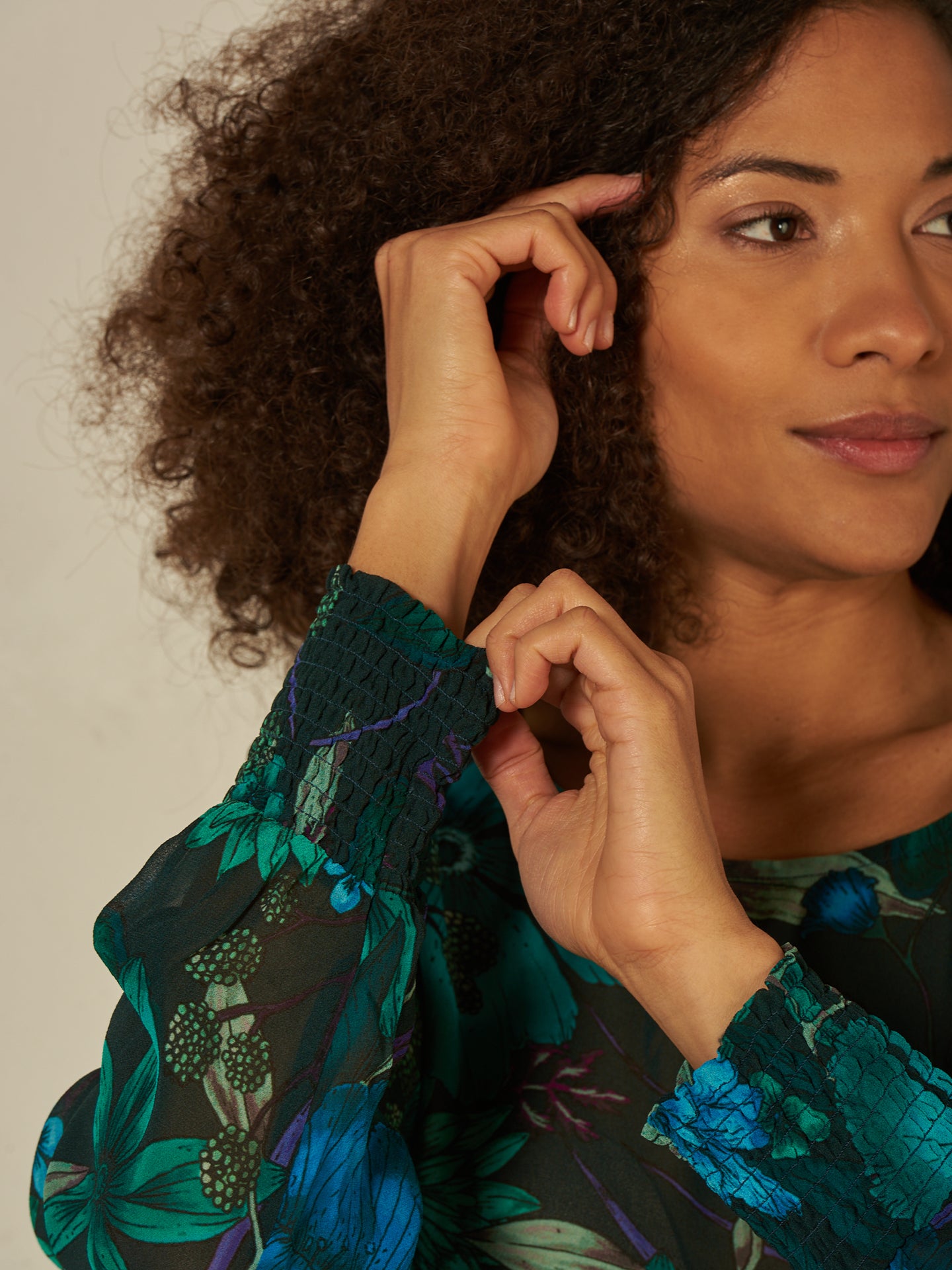 Bluse mit Druck