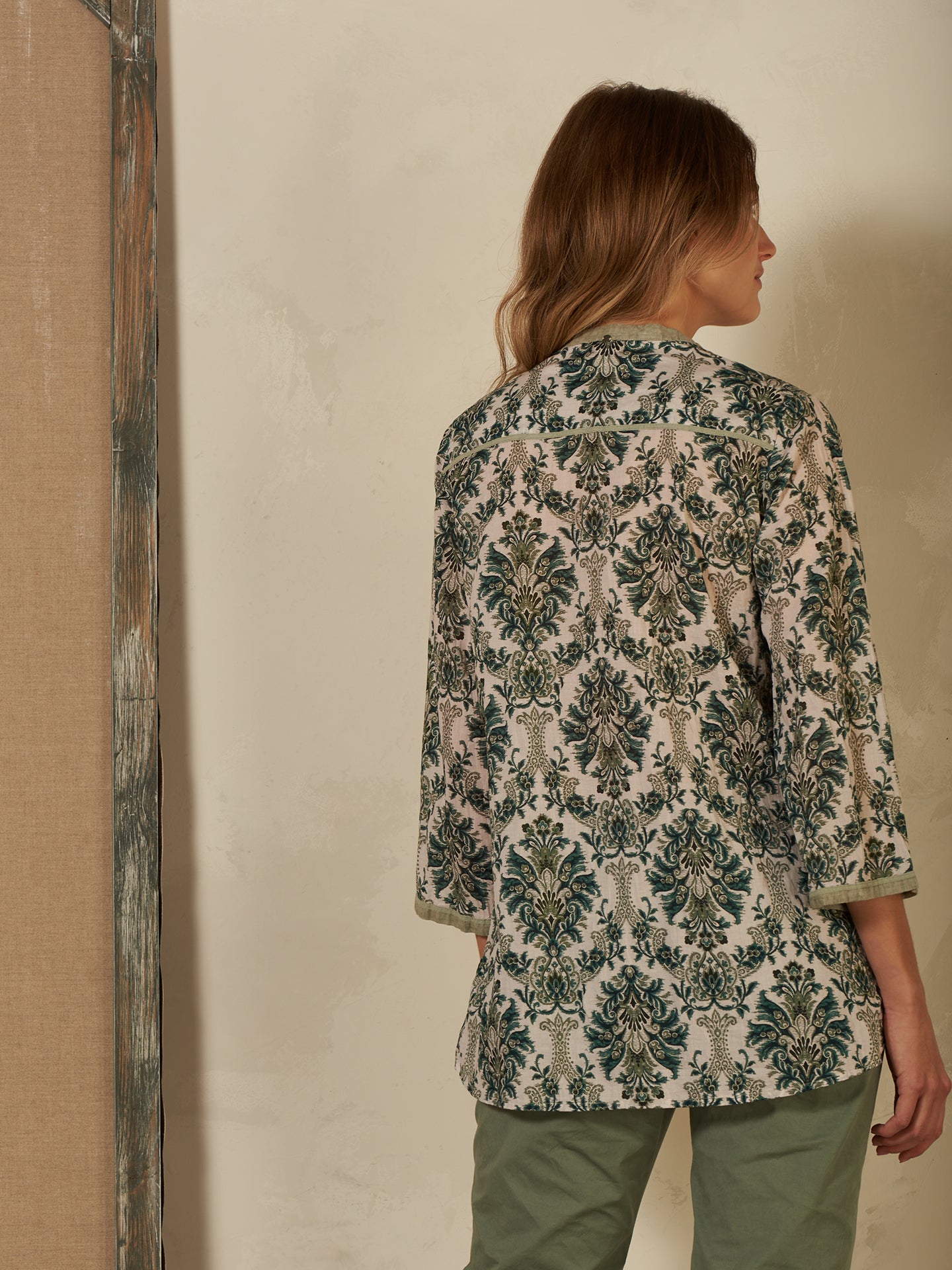 Bluse mit Druck