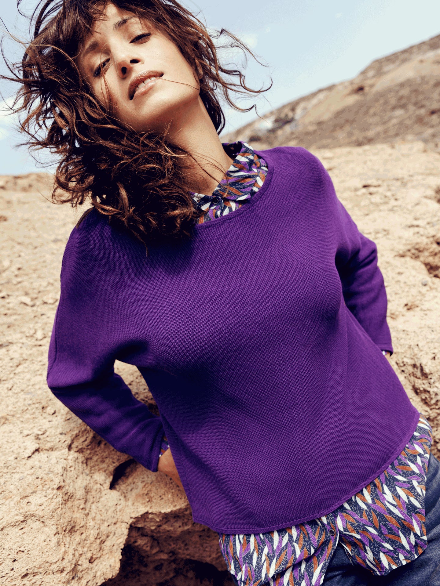 Maglione in maglia fine