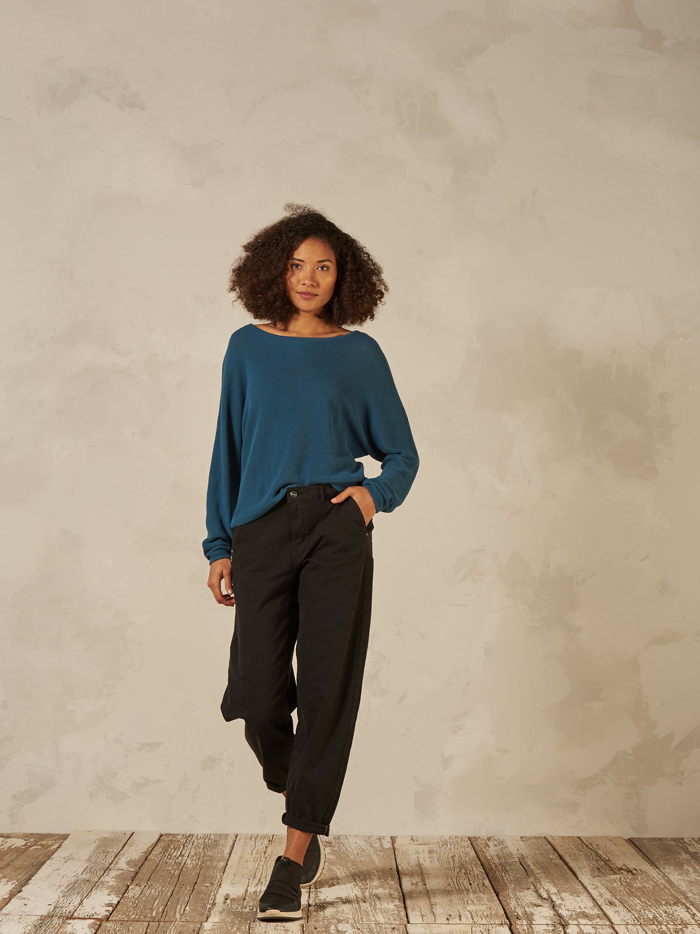 Pantaloni barrel fit