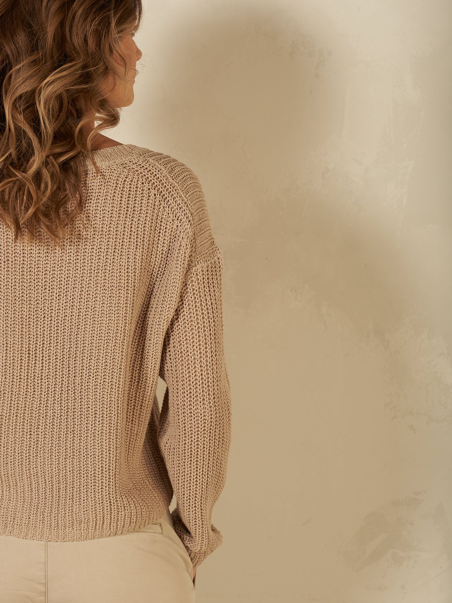 Maglione con scollo a V