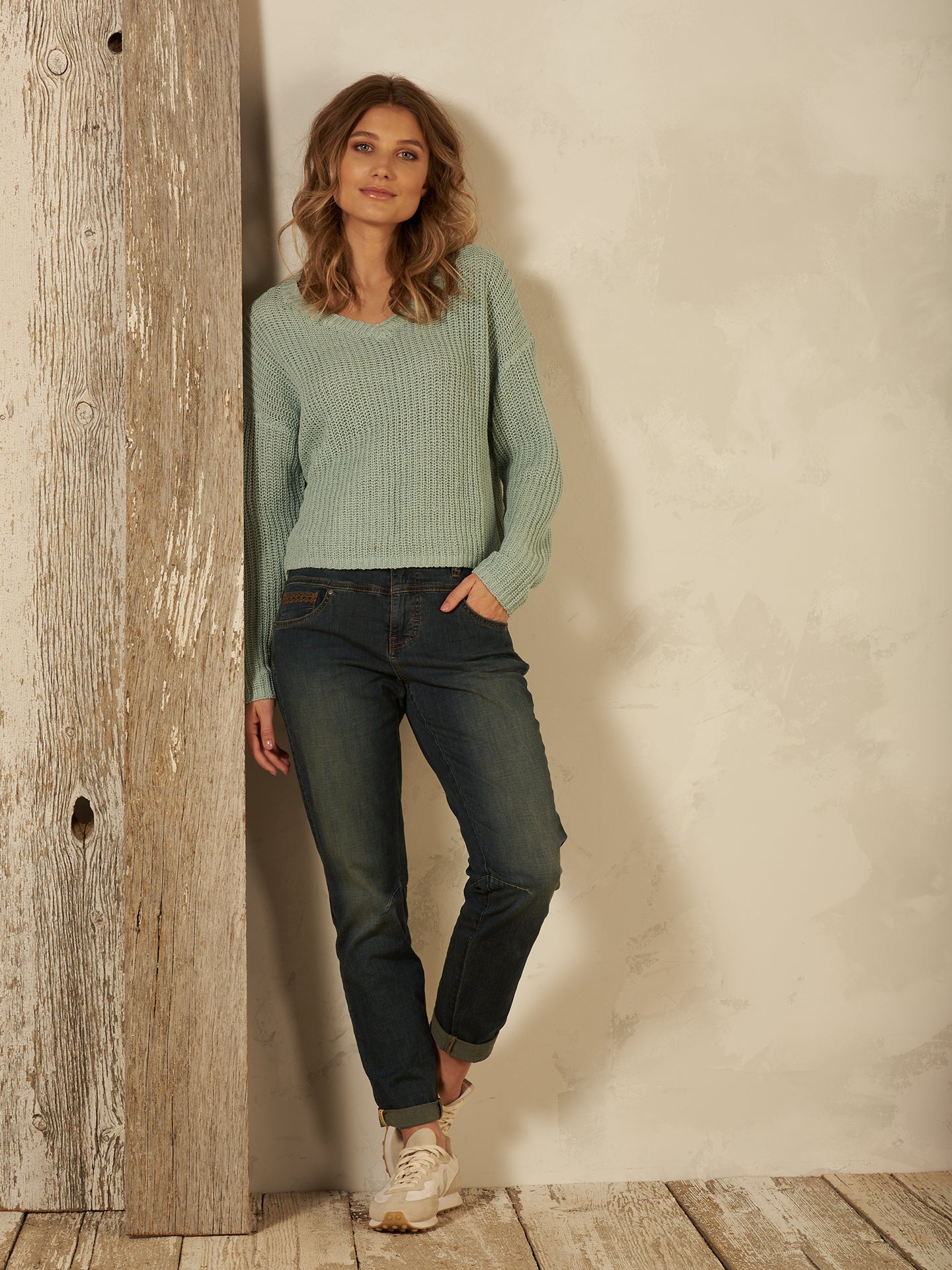 Maglione con scollo a V