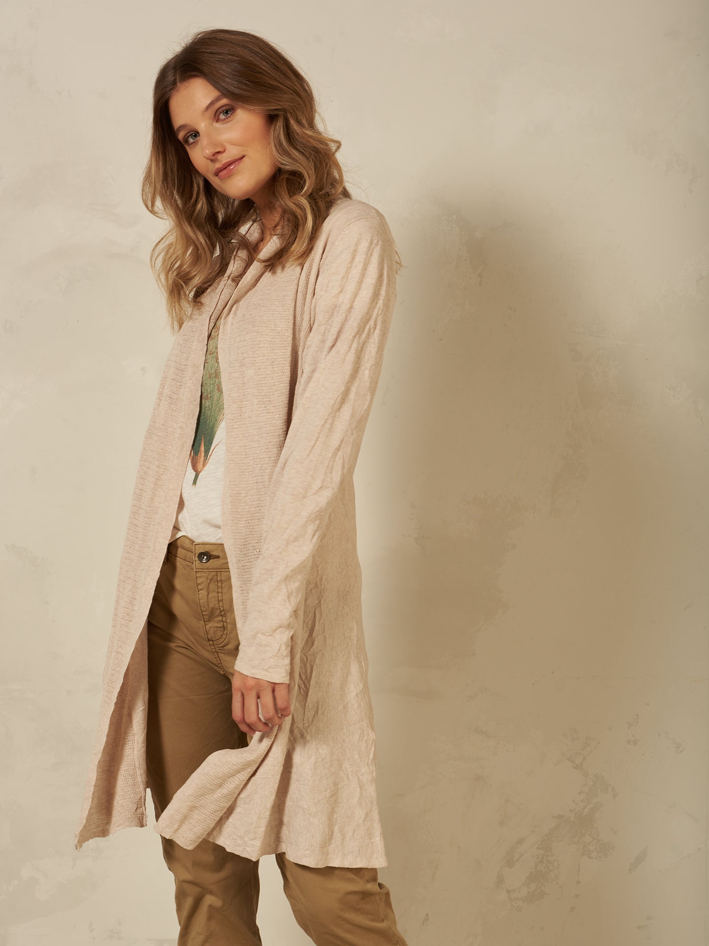 Feinstrickjacke