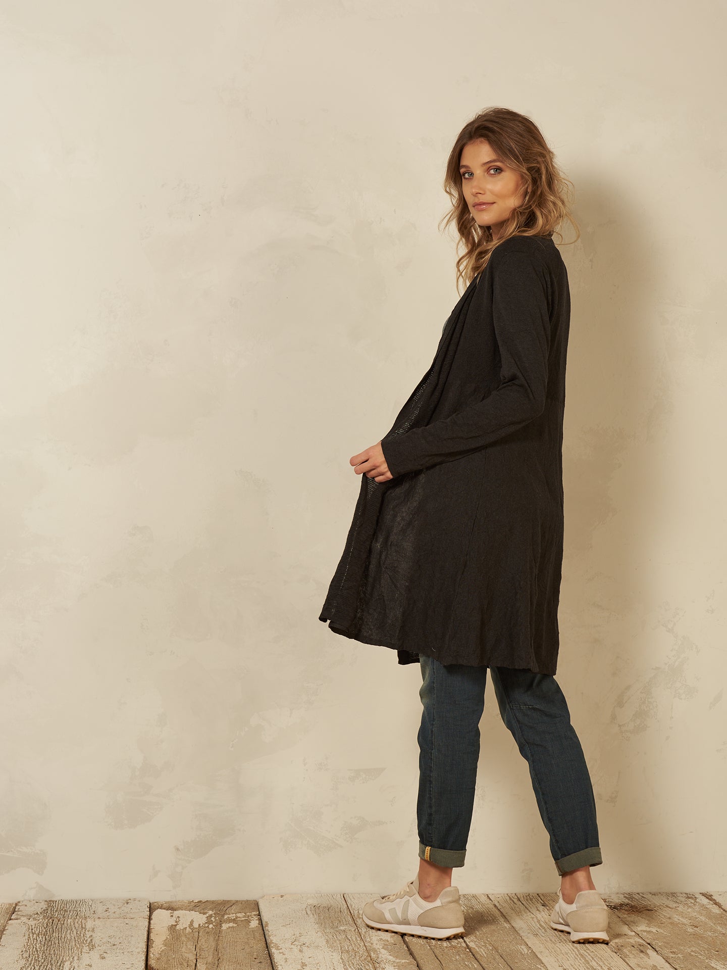 Feinstrickjacke