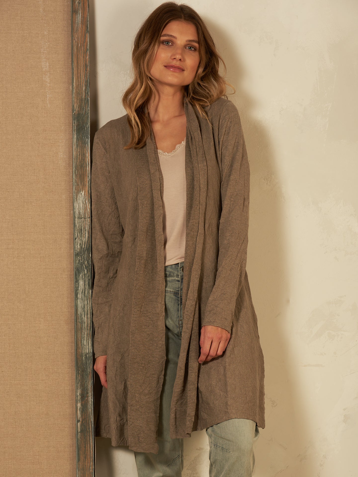 Feinstrickjacke