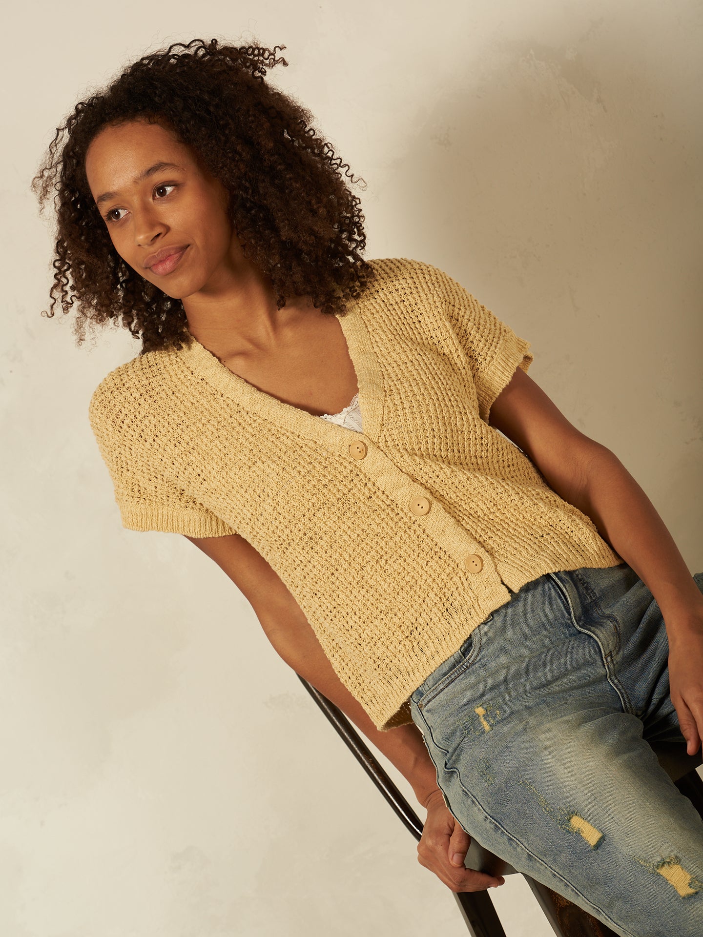 Jacke mit Knopfverschluss