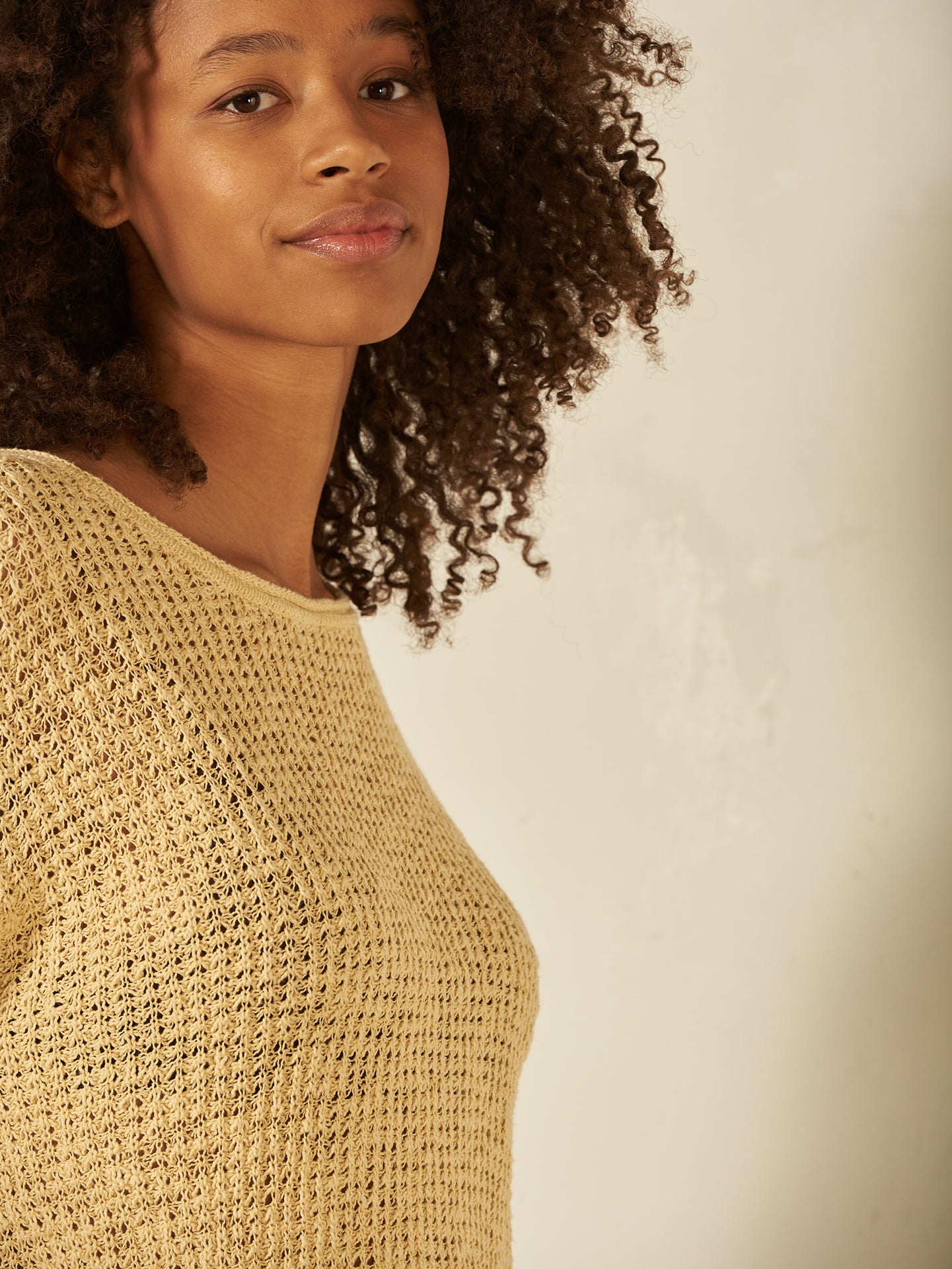 Maglione con scollo rotondo