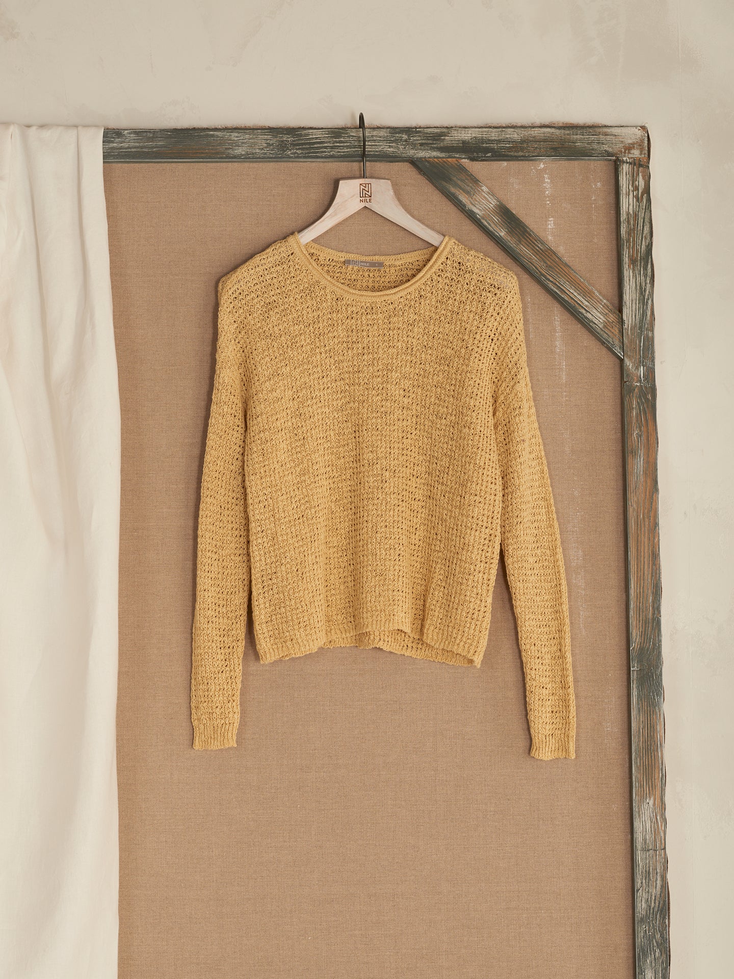 Maglione con scollo rotondo