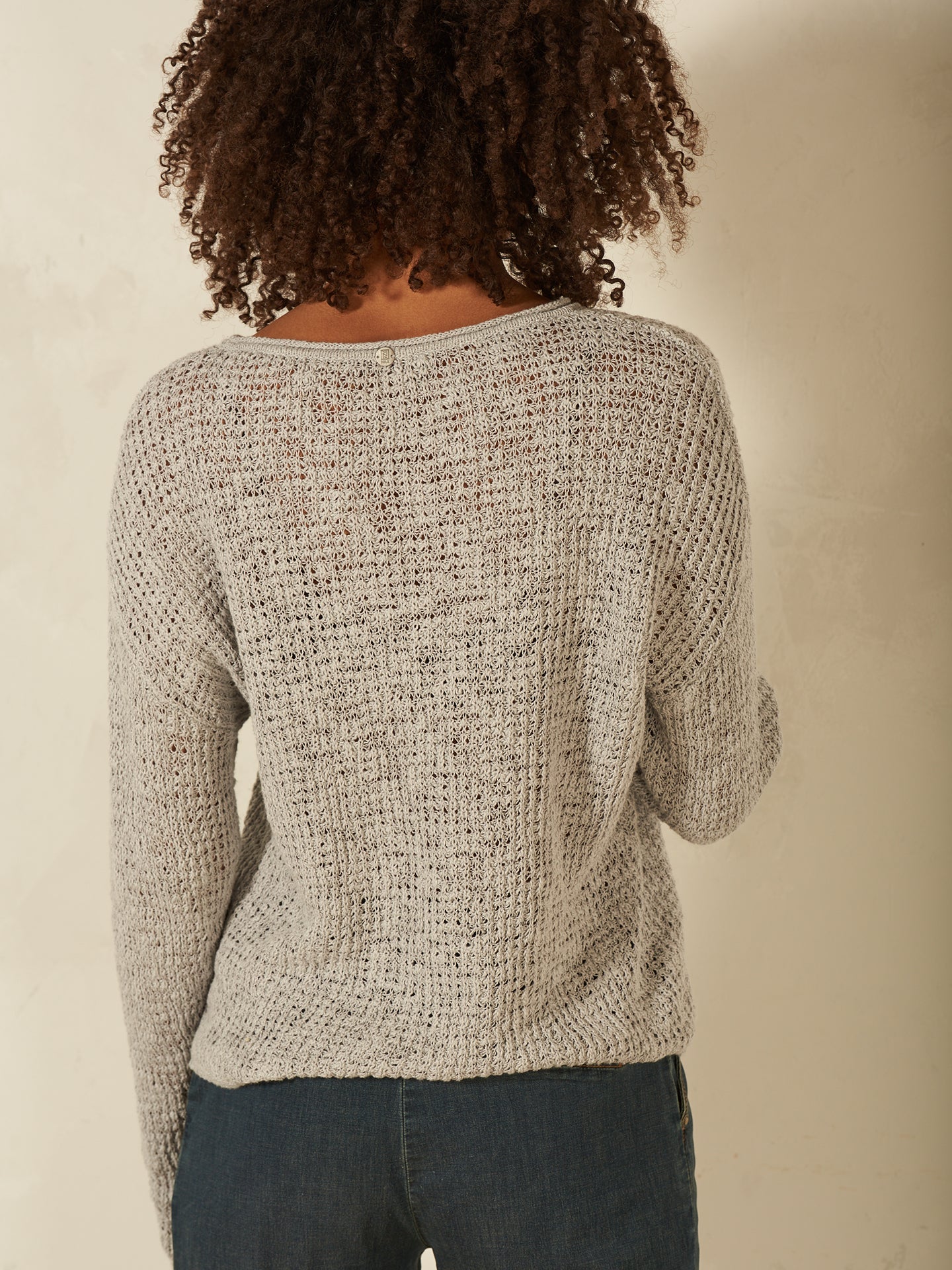 Maglione con scollo rotondo