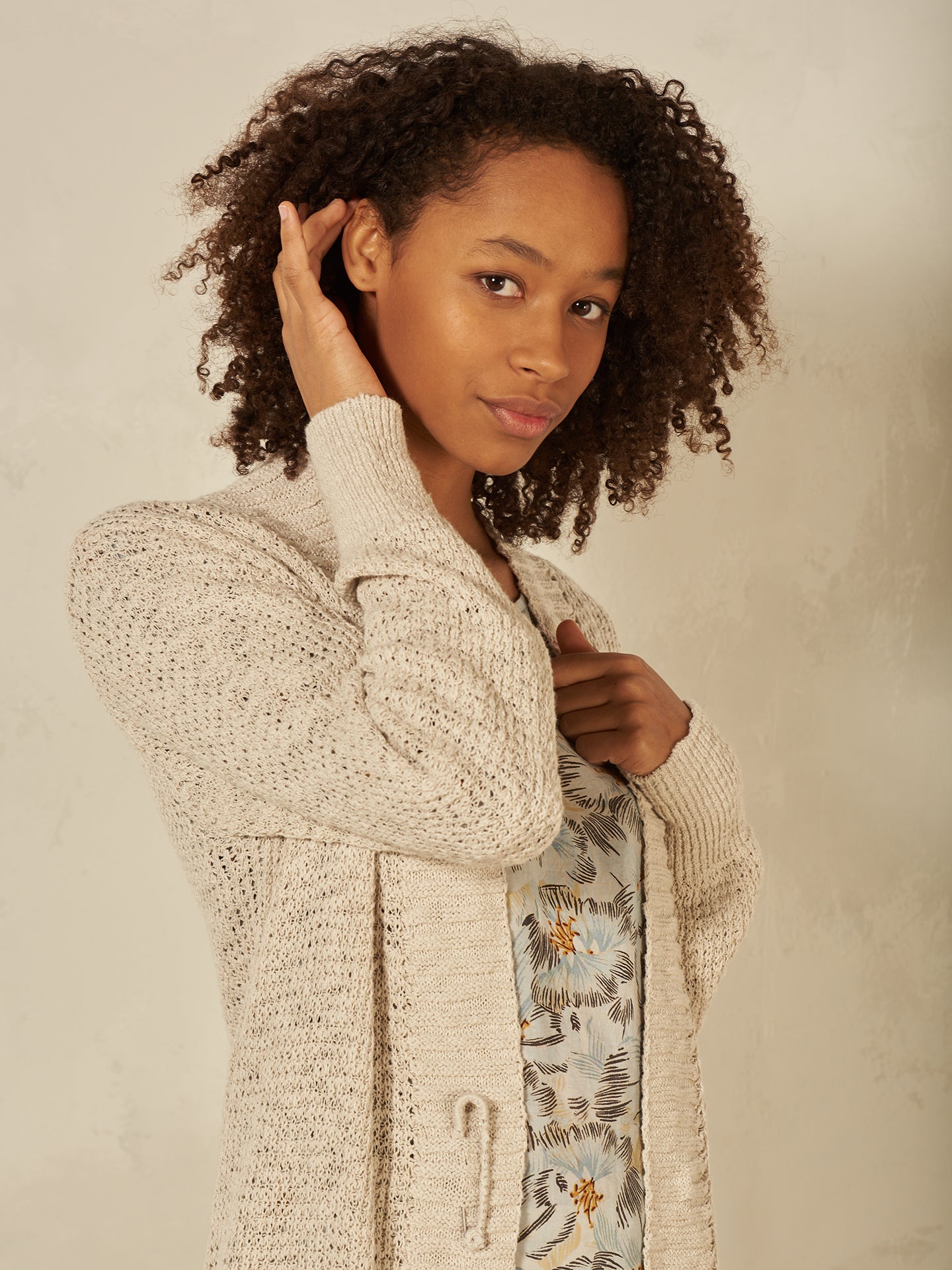Feinstrickjacke