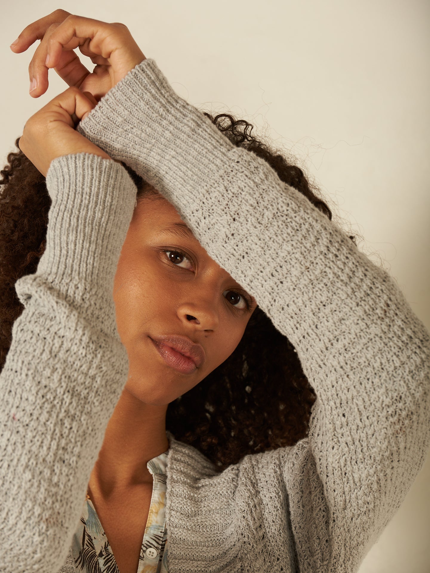 Feinstrickjacke