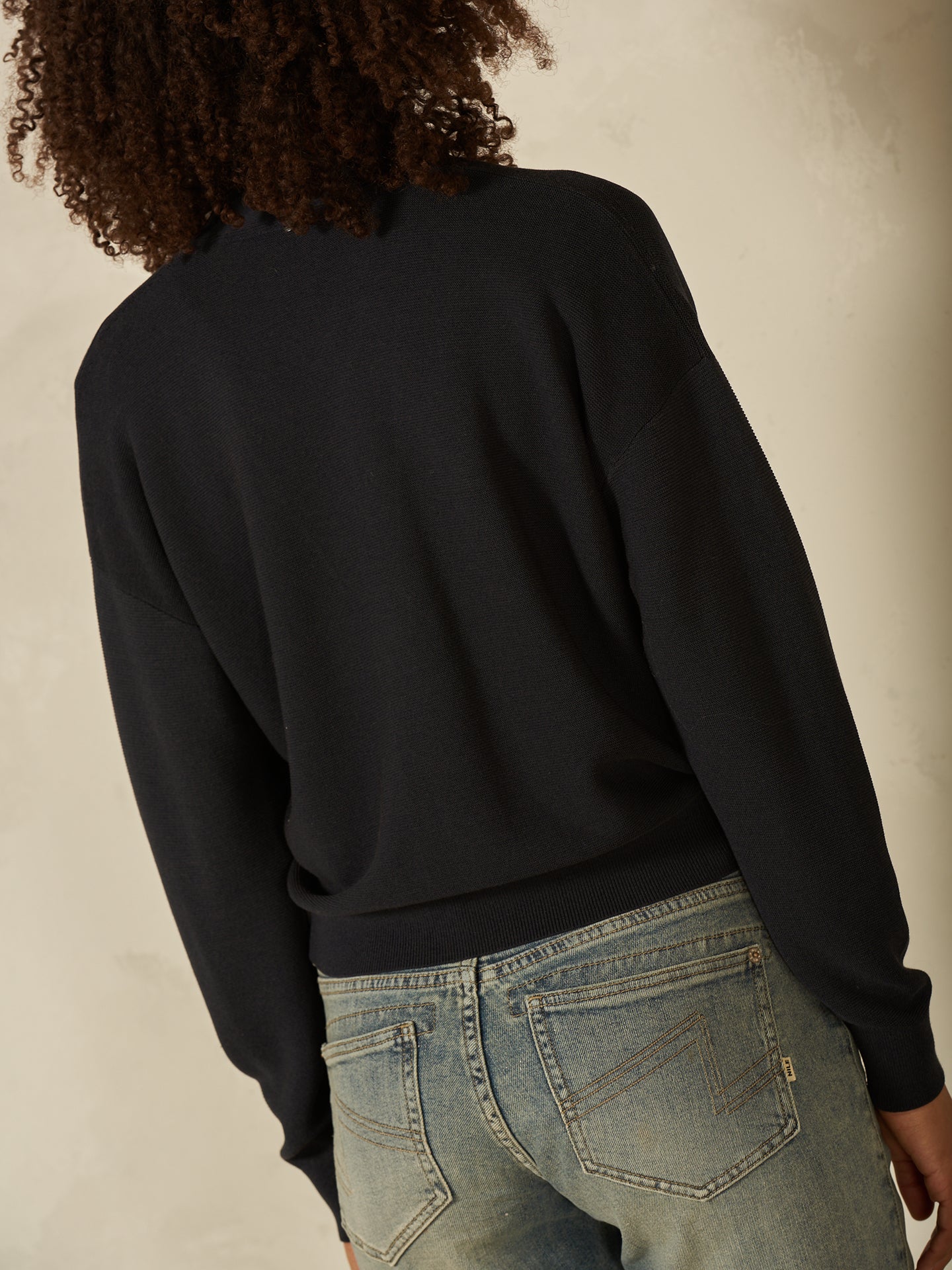 Feinstrickjacke