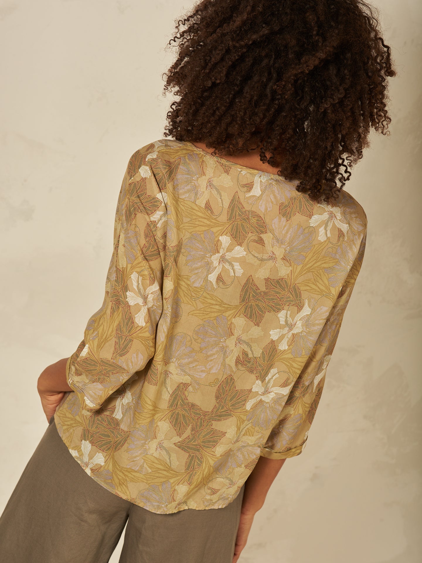 Bluse mit Druck