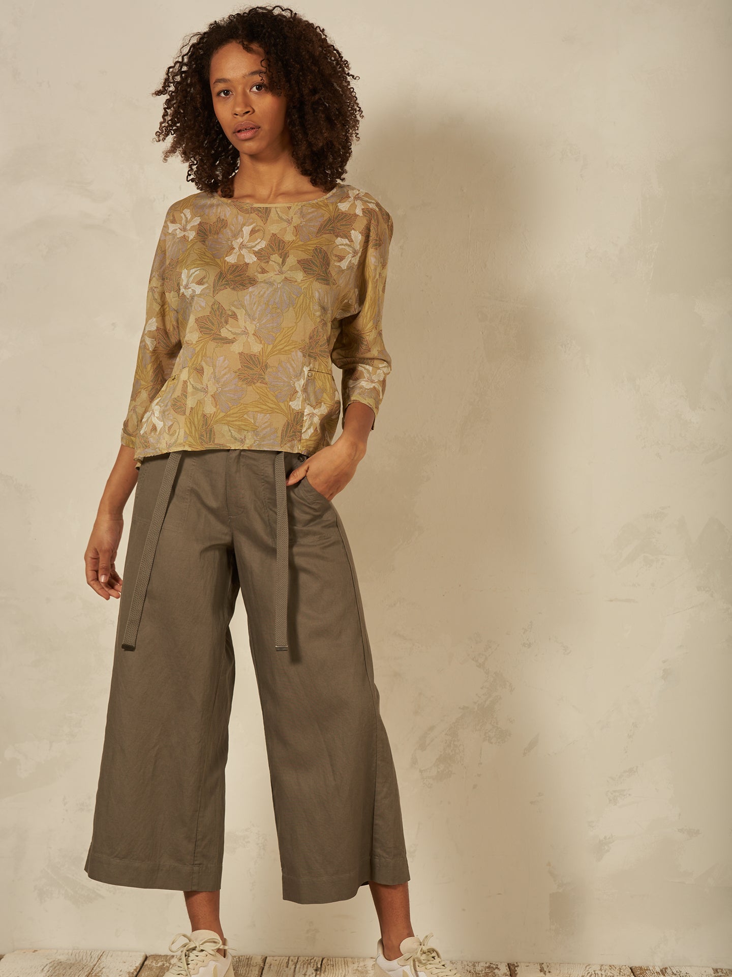 Bluse mit Druck