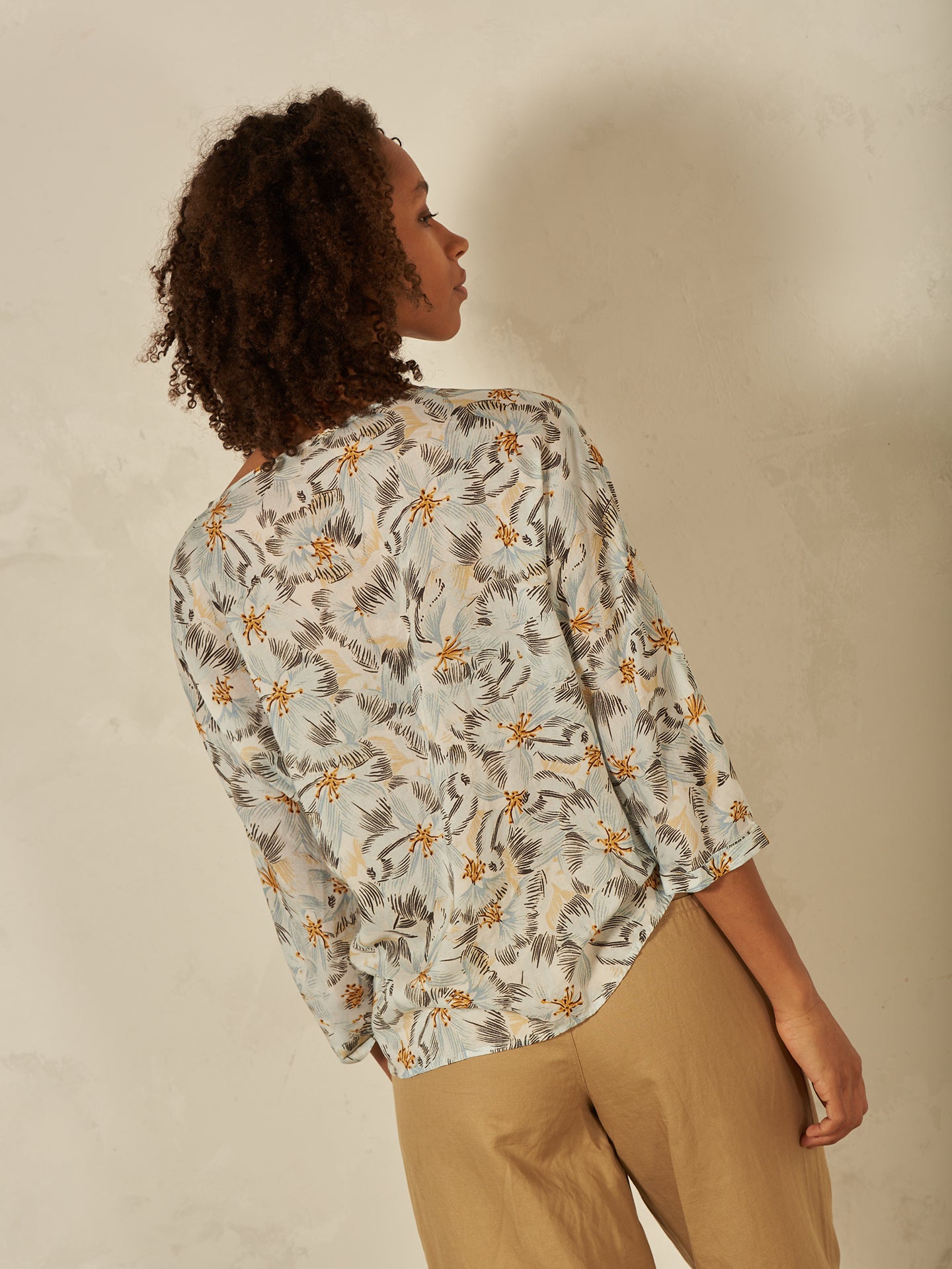 Bluse mit Druck