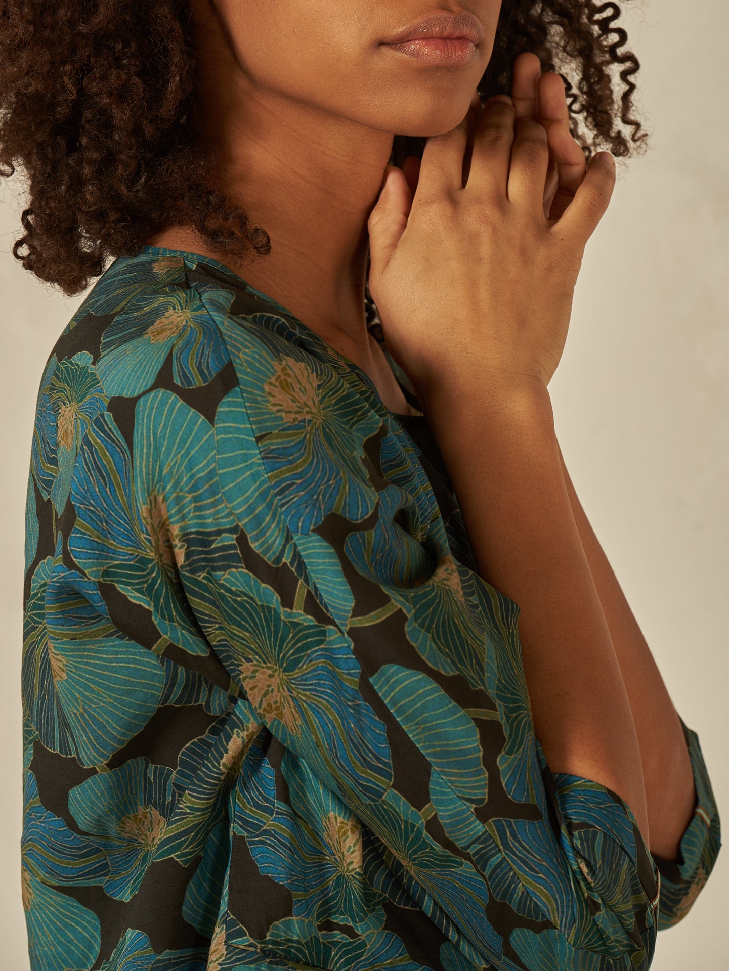 Bluse mit Druck