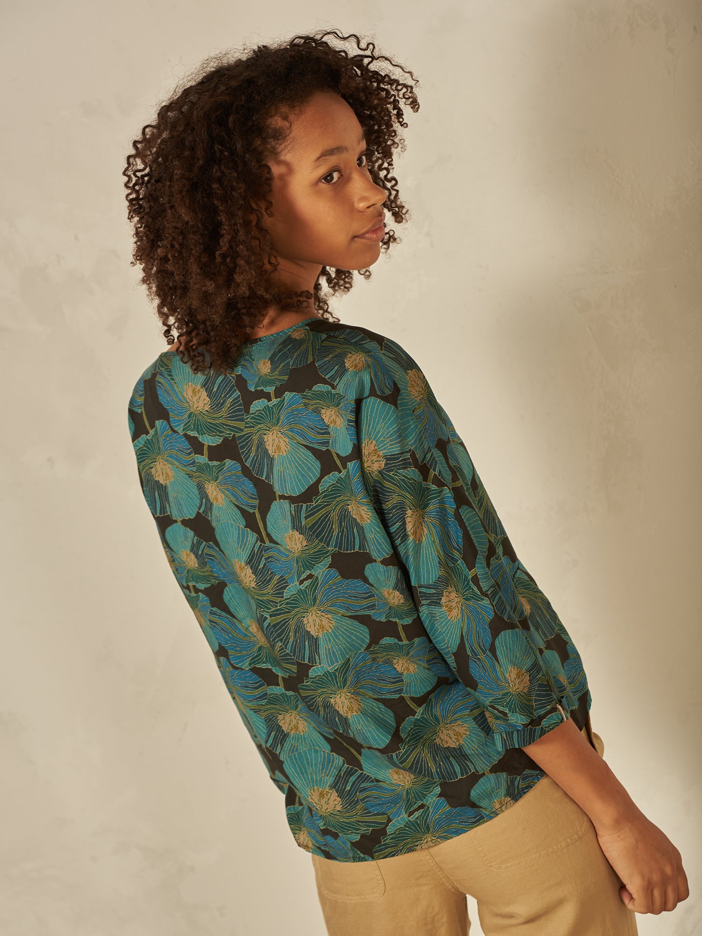 Bluse mit Druck