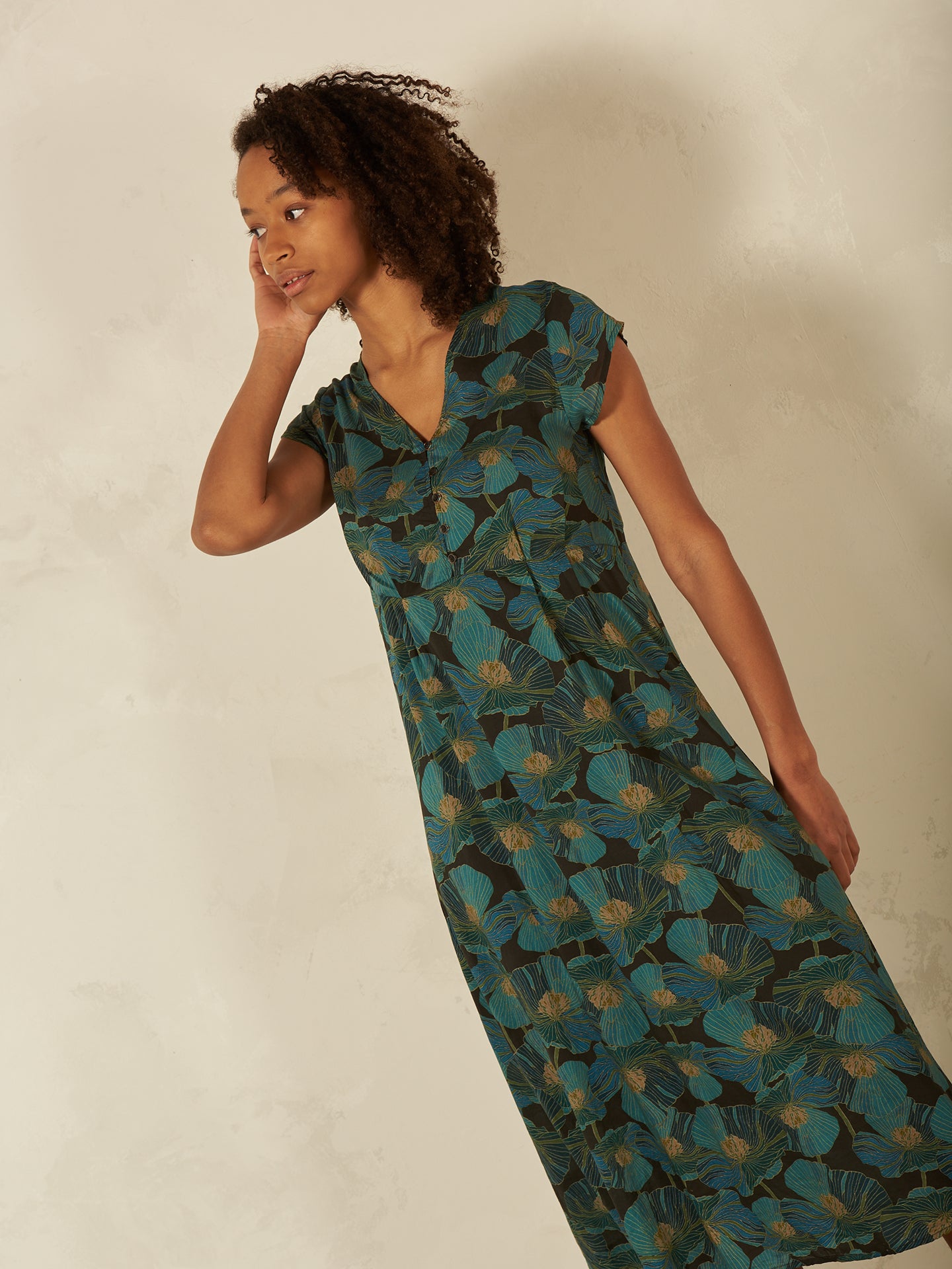 robe avec col en V