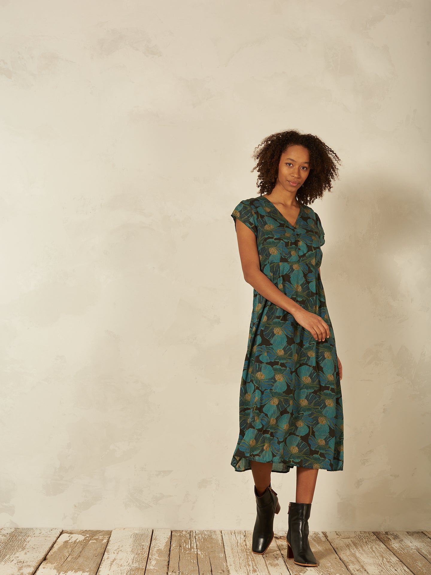 robe avec col en V