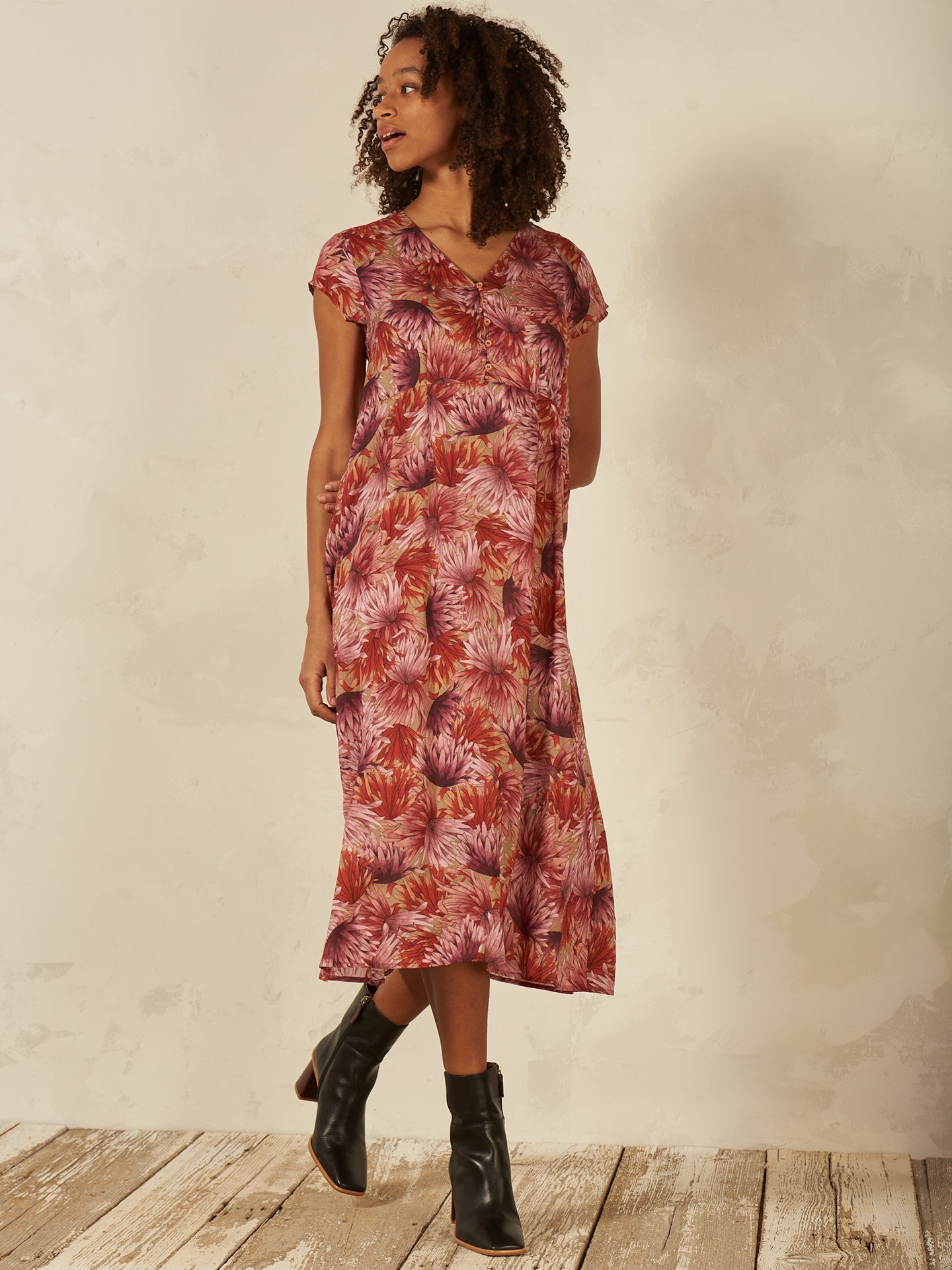 robe avec col en V