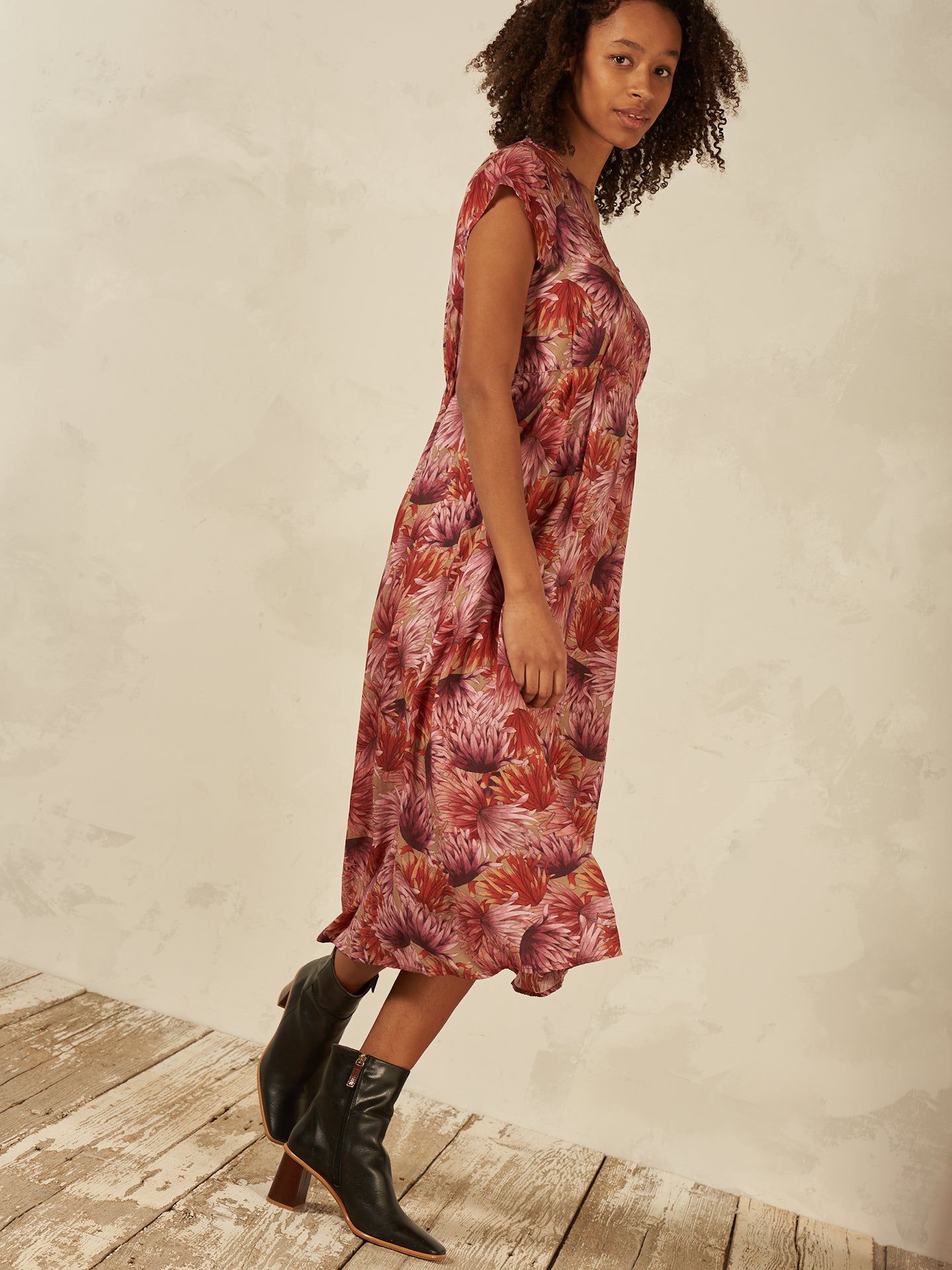robe avec col en V