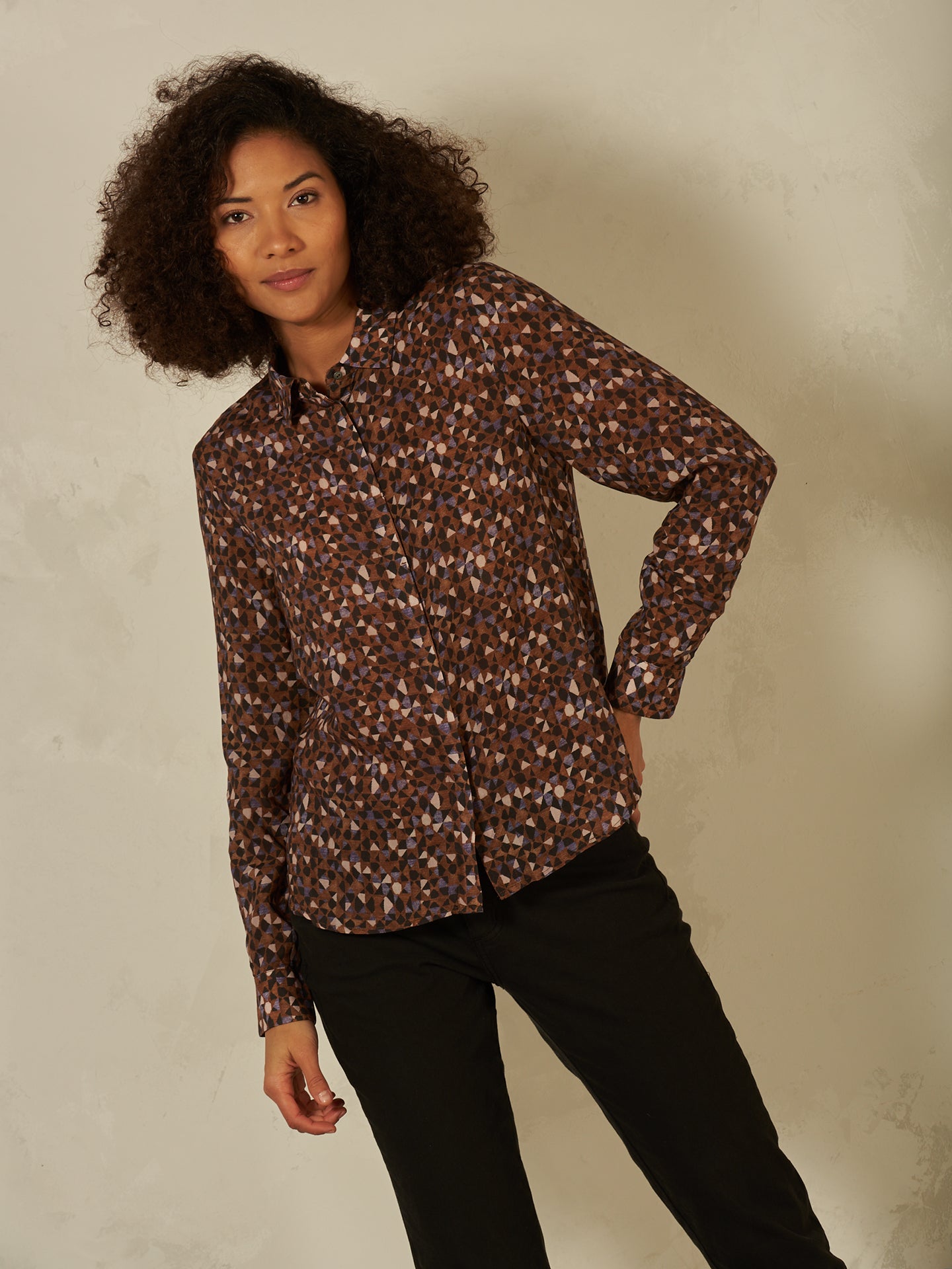 Bluse mit Knopfleiste