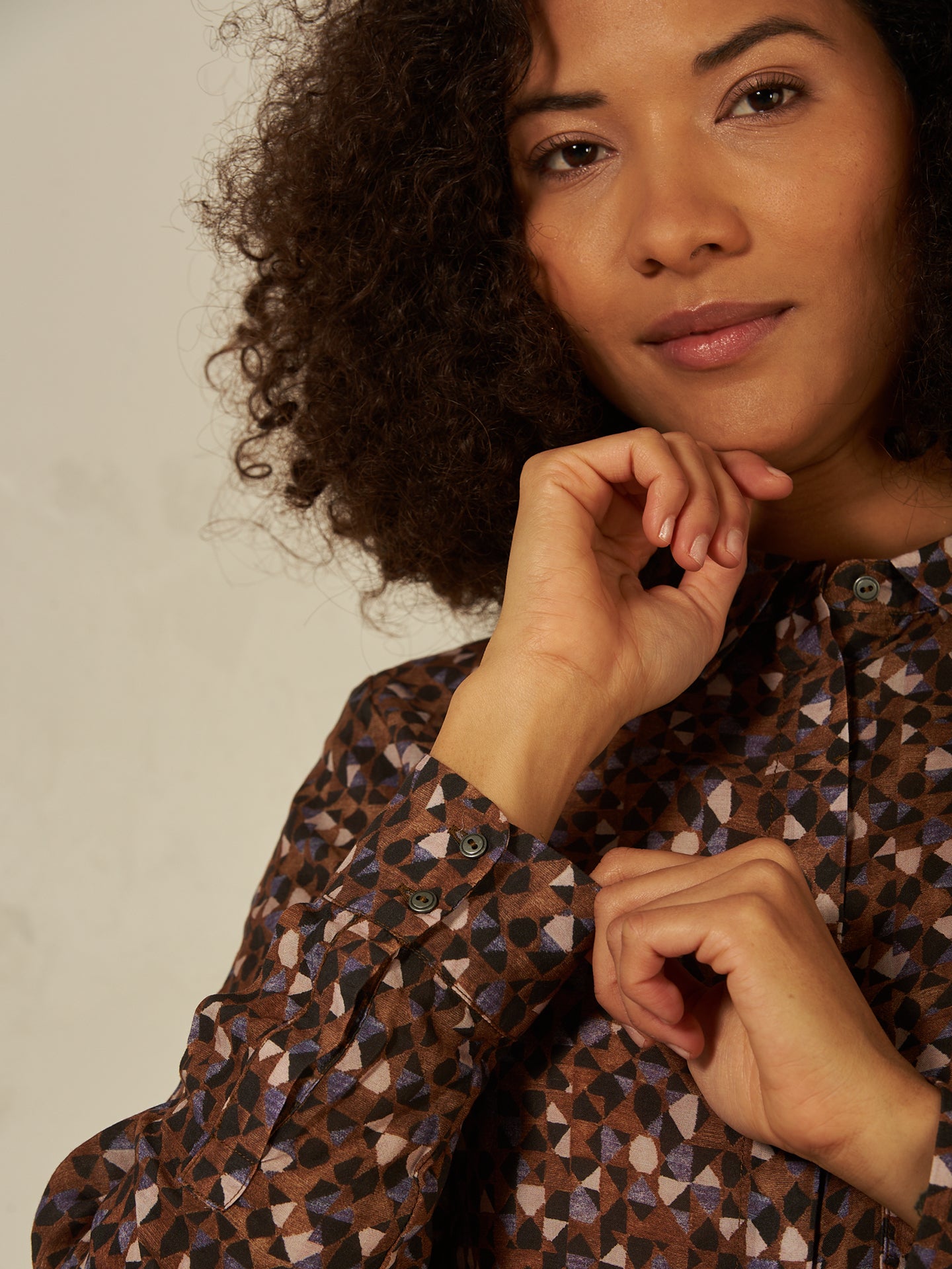 Bluse mit Knopfleiste