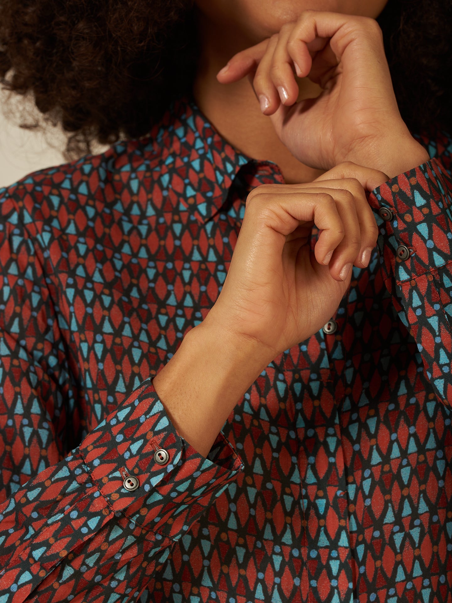 Bluse mit Knopfleiste