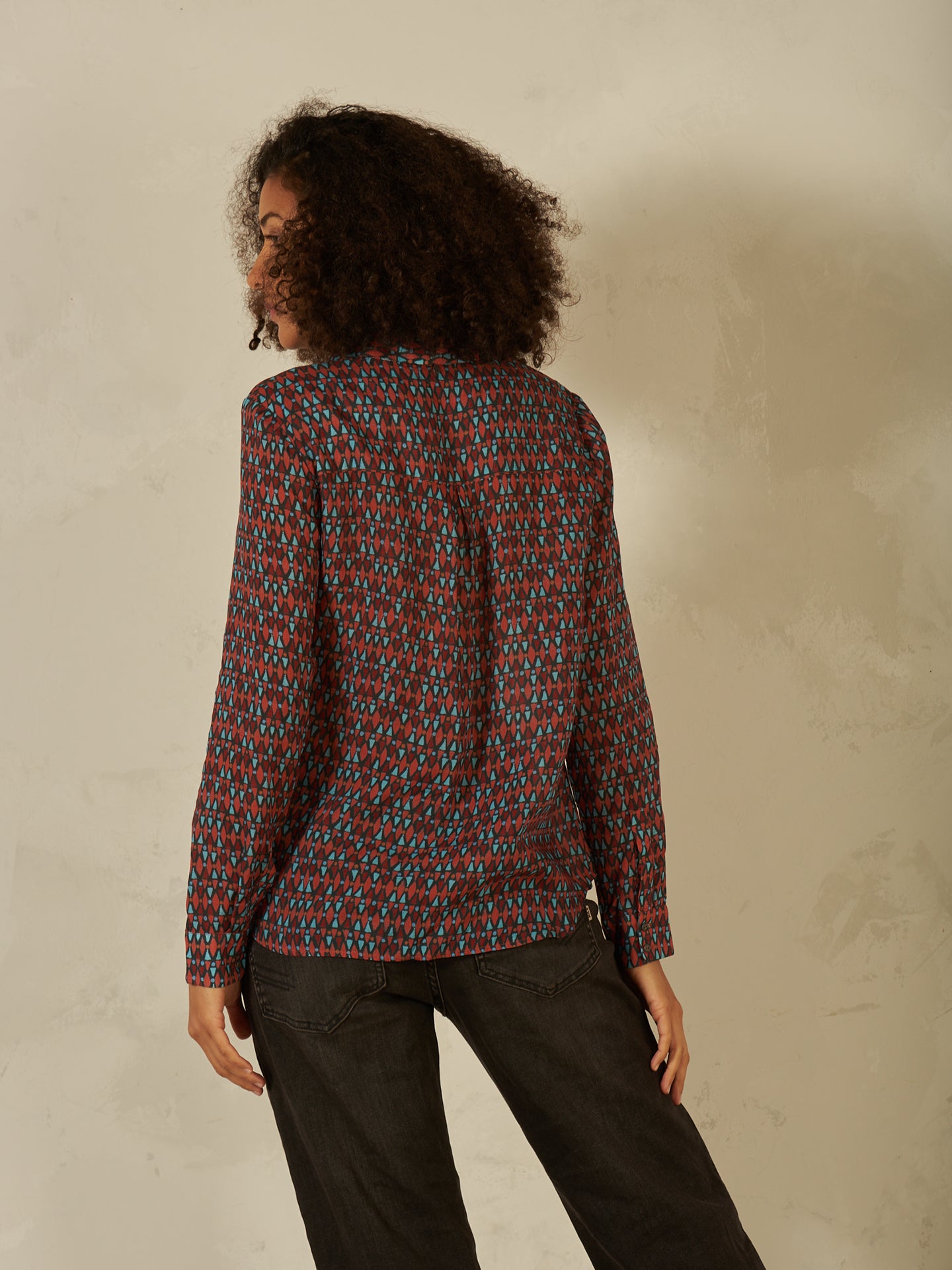 Bluse mit Knopfleiste