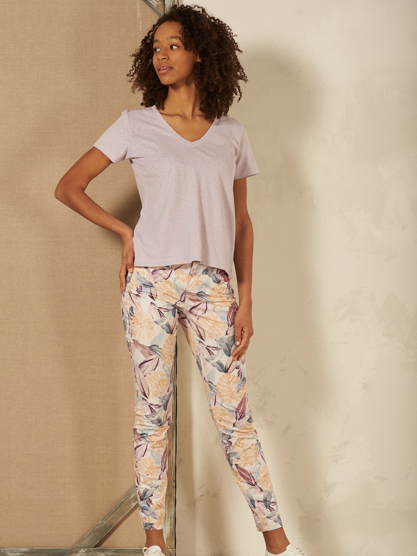 Pantaloni con stampa