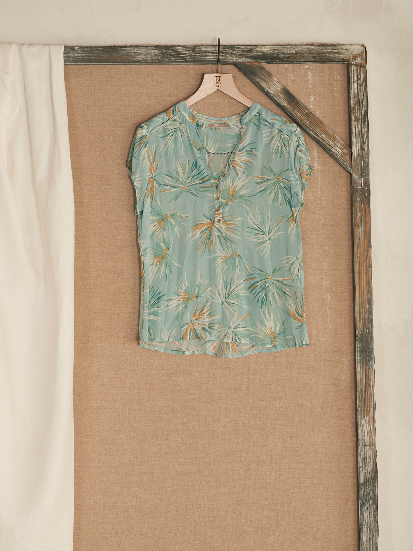 Bluse mit Druck