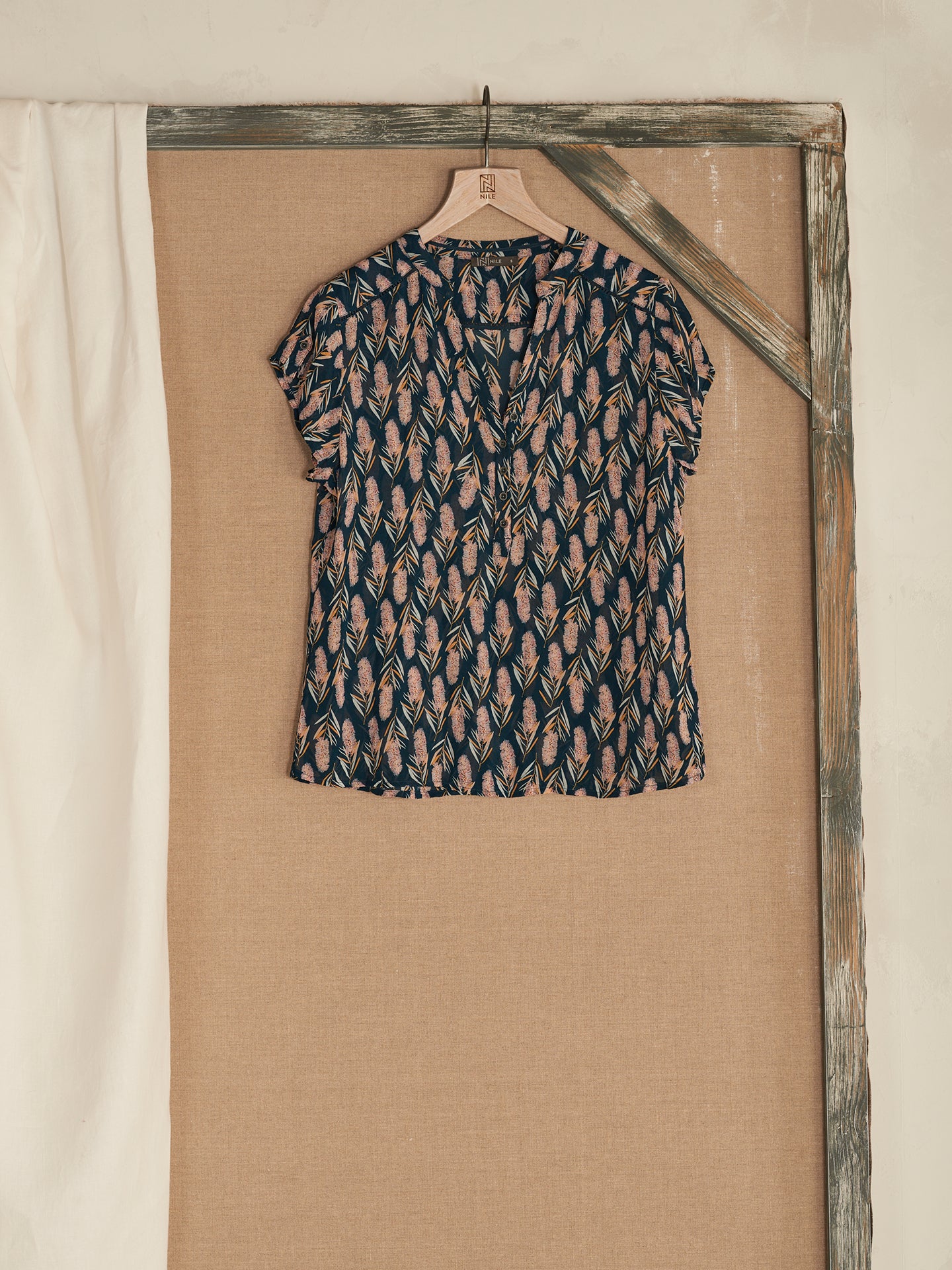 Bluse mit Druck